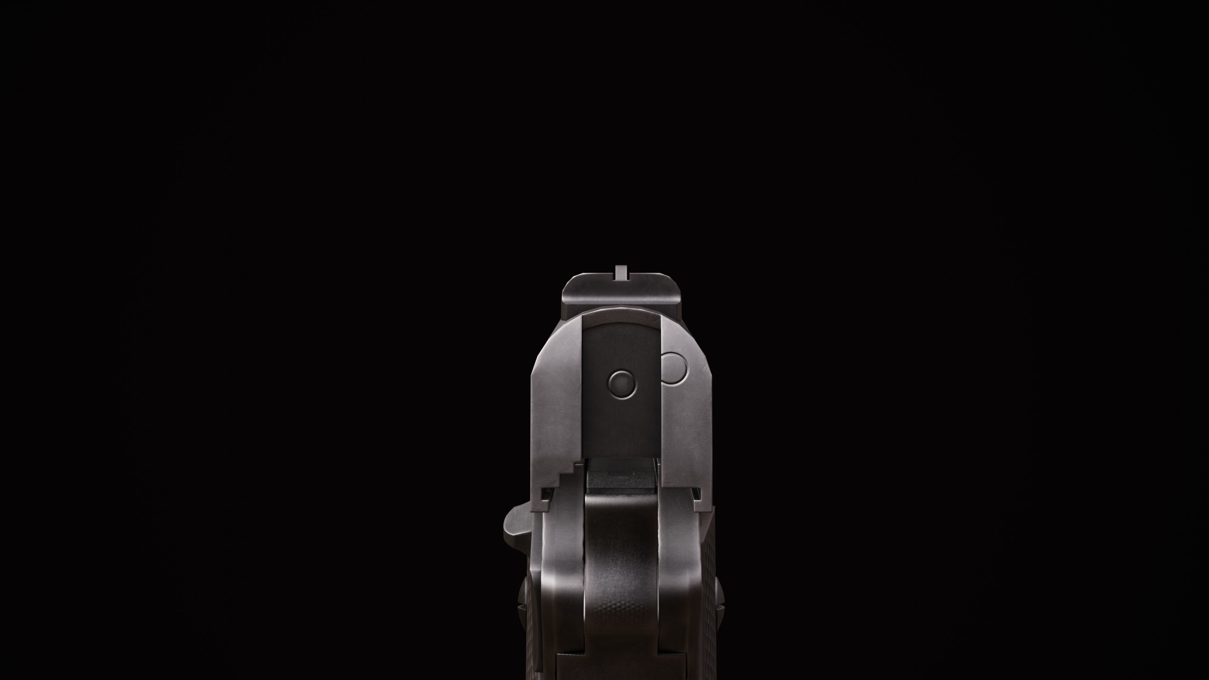 Colt 1911 Low-poly 3D model_15