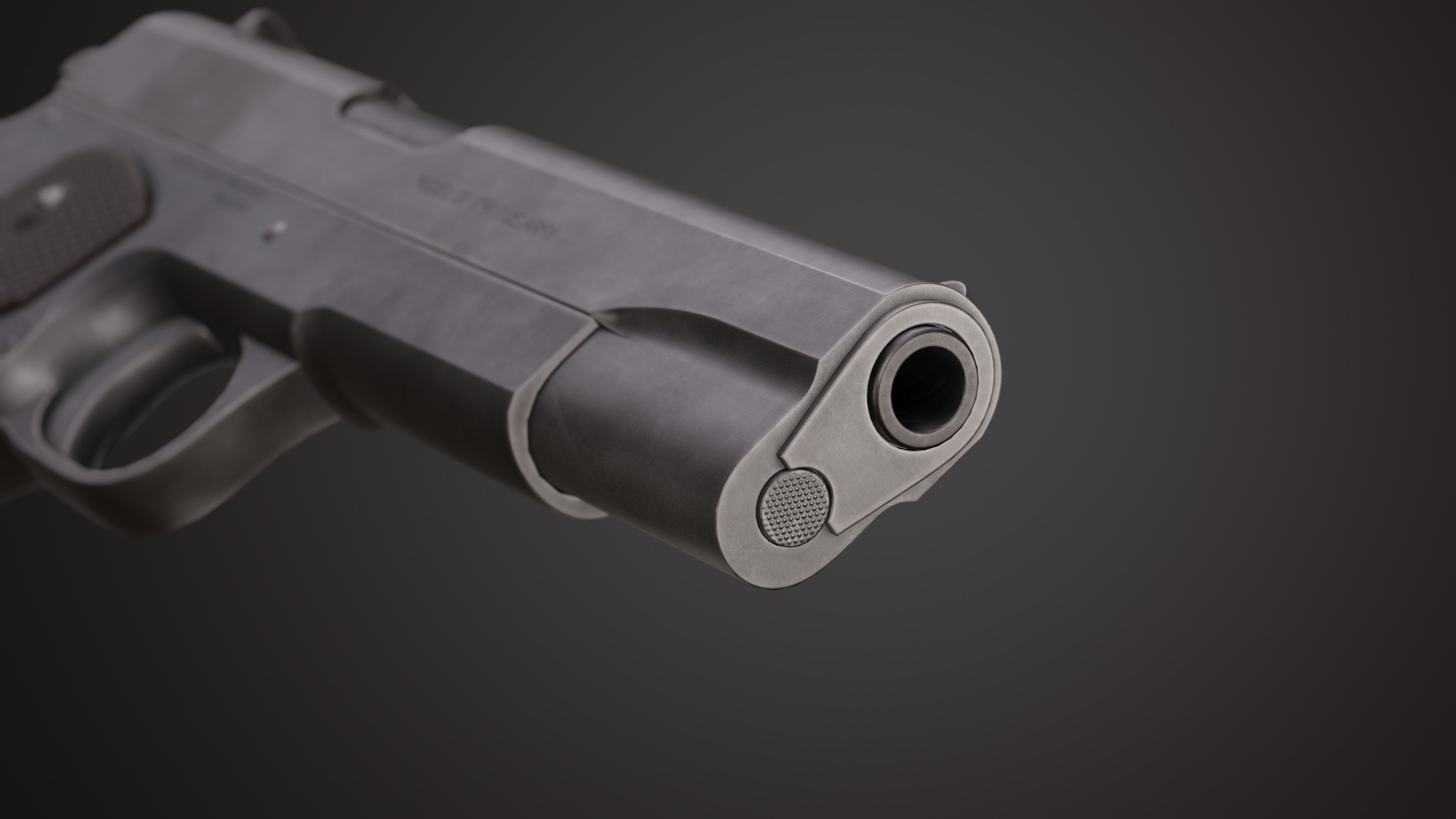 Colt 1911 Low-poly 3D model_11