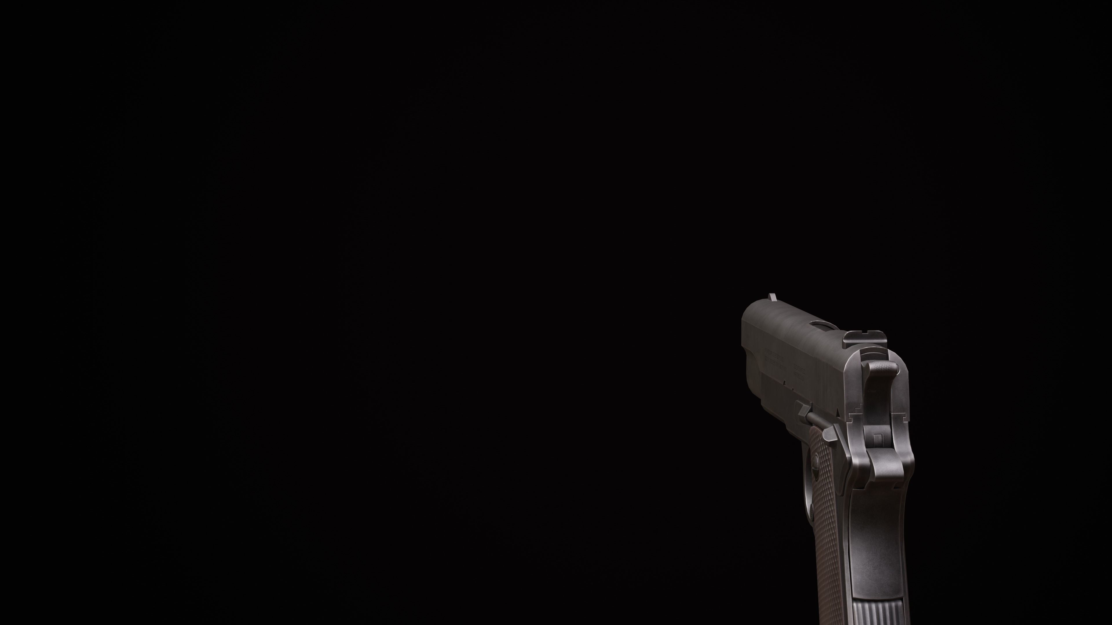 Colt 1911 Low-poly 3D model_12