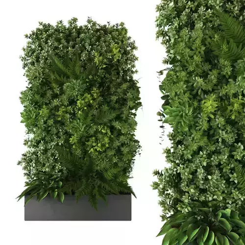 Vertical garden 167 Low-poly 3D model