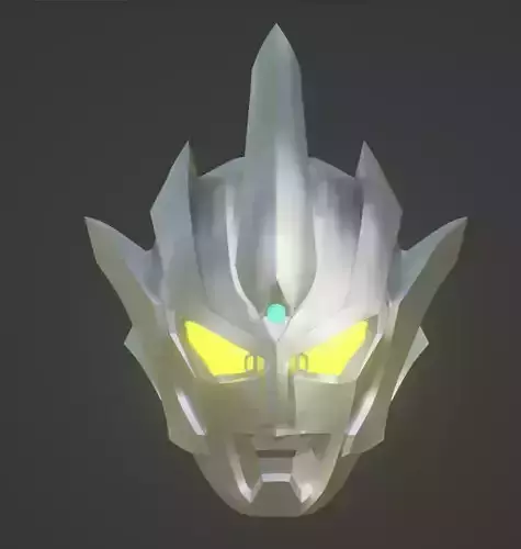 Ultraman Regulos 3D printable cosplay helmet 3D print model