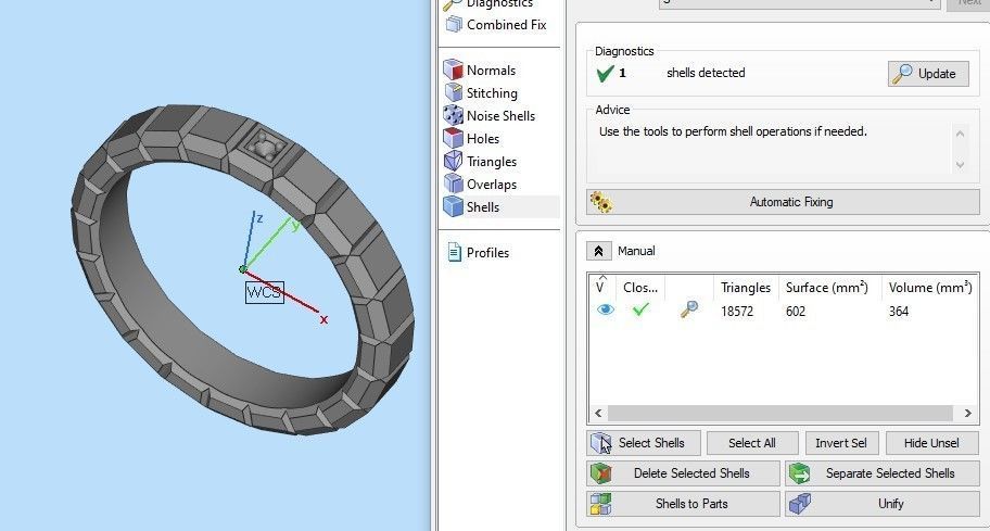 Chopard Ice Cube Ring 3d Model 3D print model_5