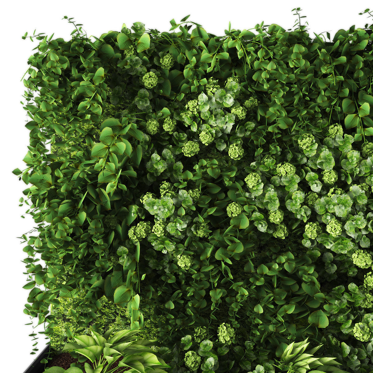 Vertical garden 170 3D model_1