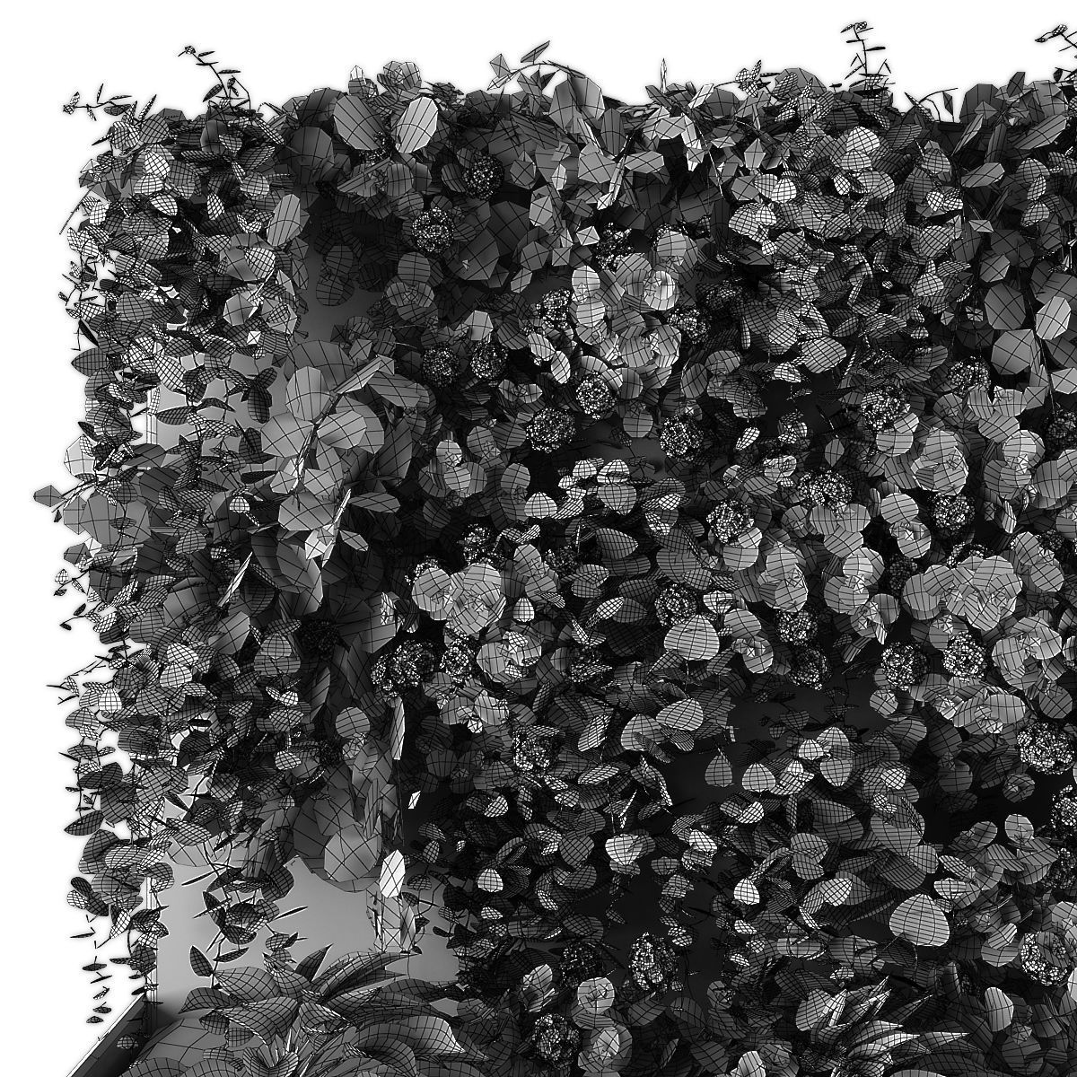 Vertical garden 170 3D model_2