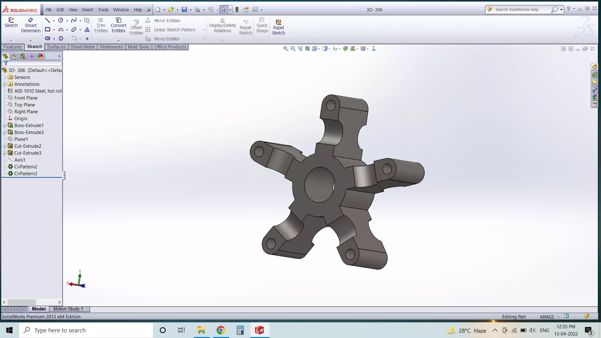 3D IMPELLER machine tool spindle 3D model_0