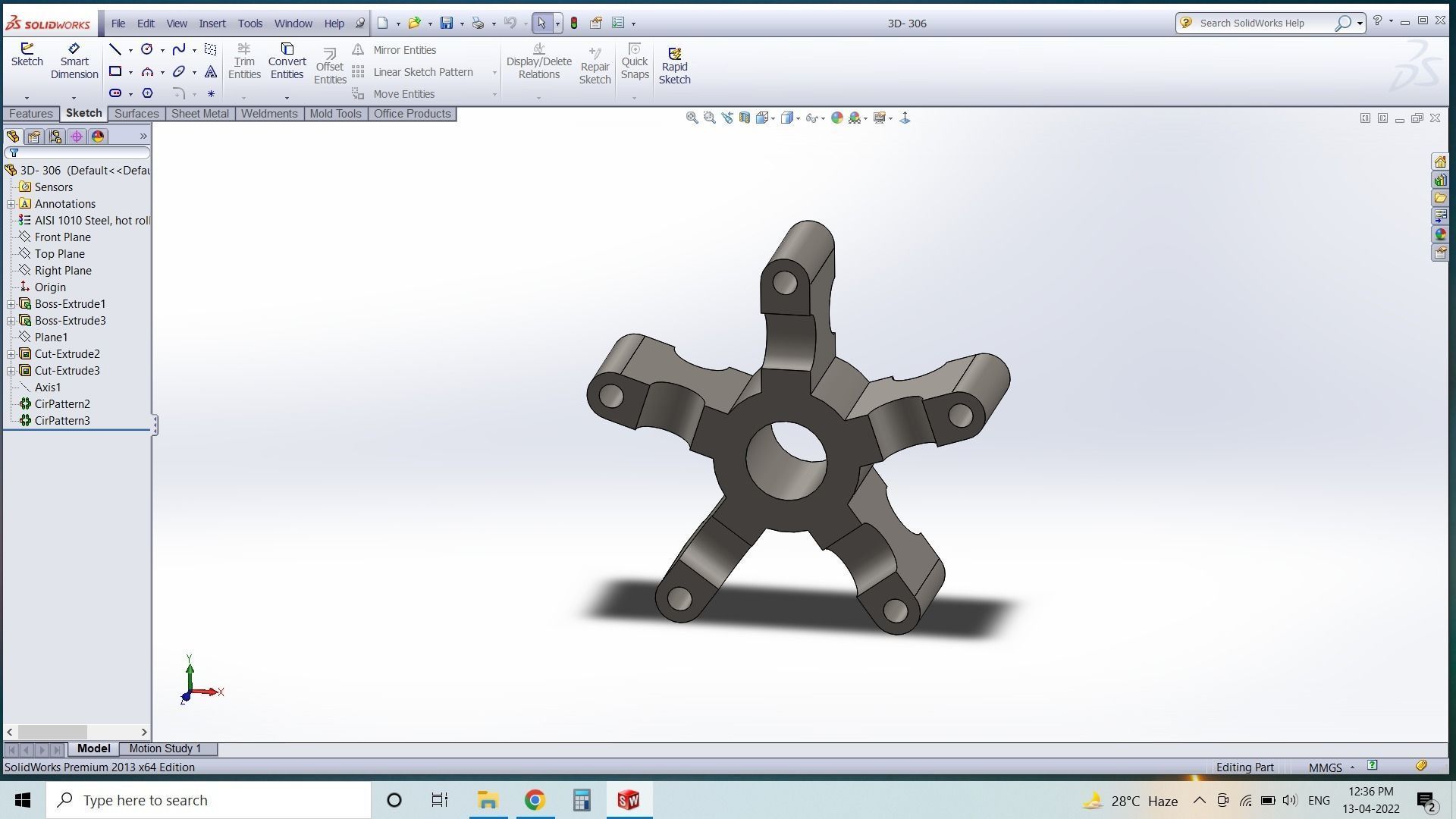 3D IMPELLER machine tool spindle 3D model_4