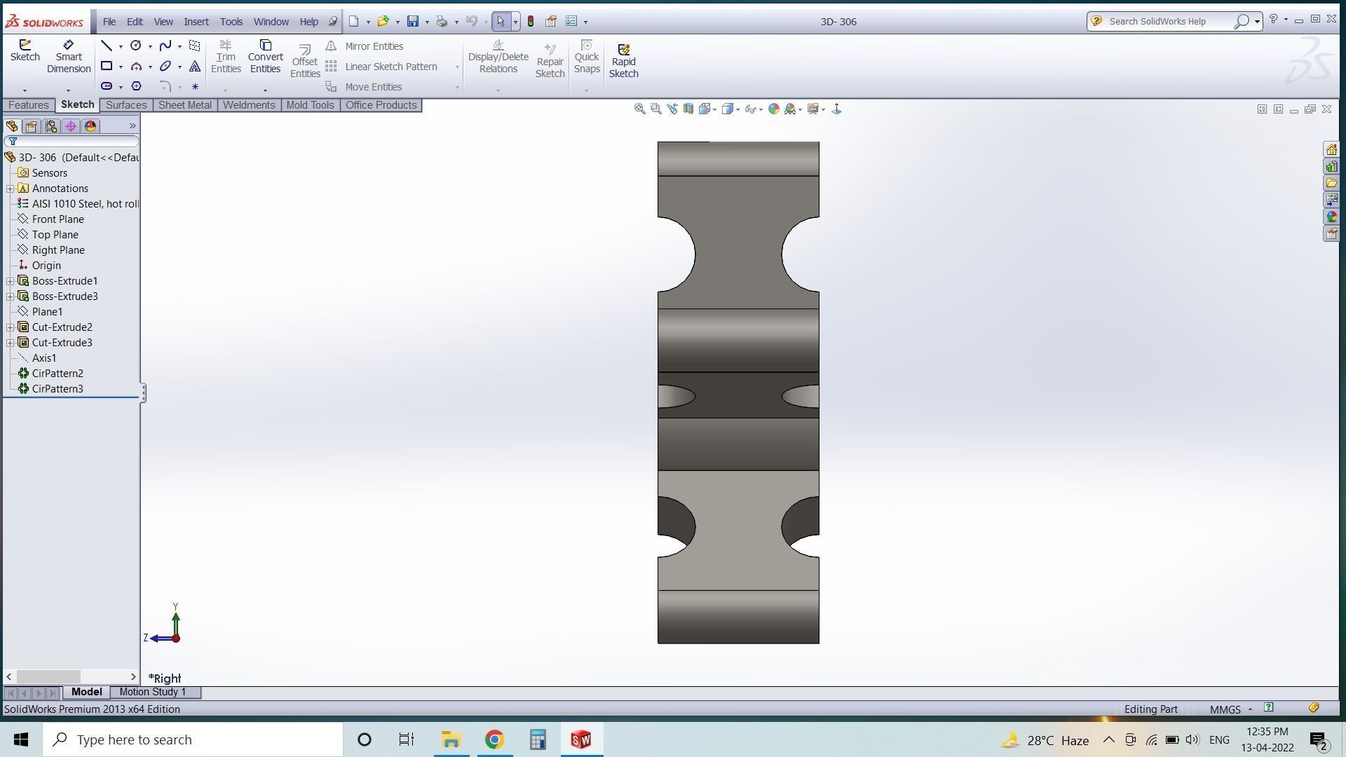 3D IMPELLER machine tool spindle 3D model_3