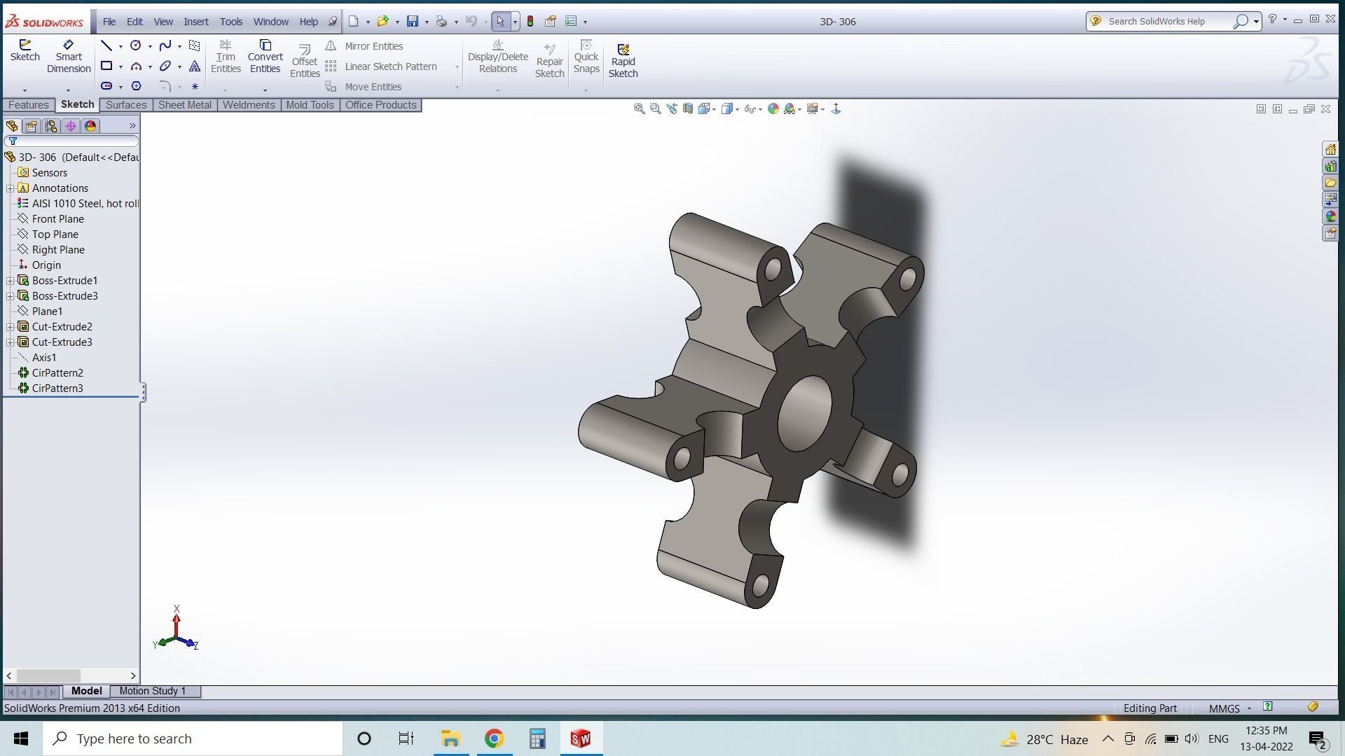 3D IMPELLER machine tool spindle 3D model_2