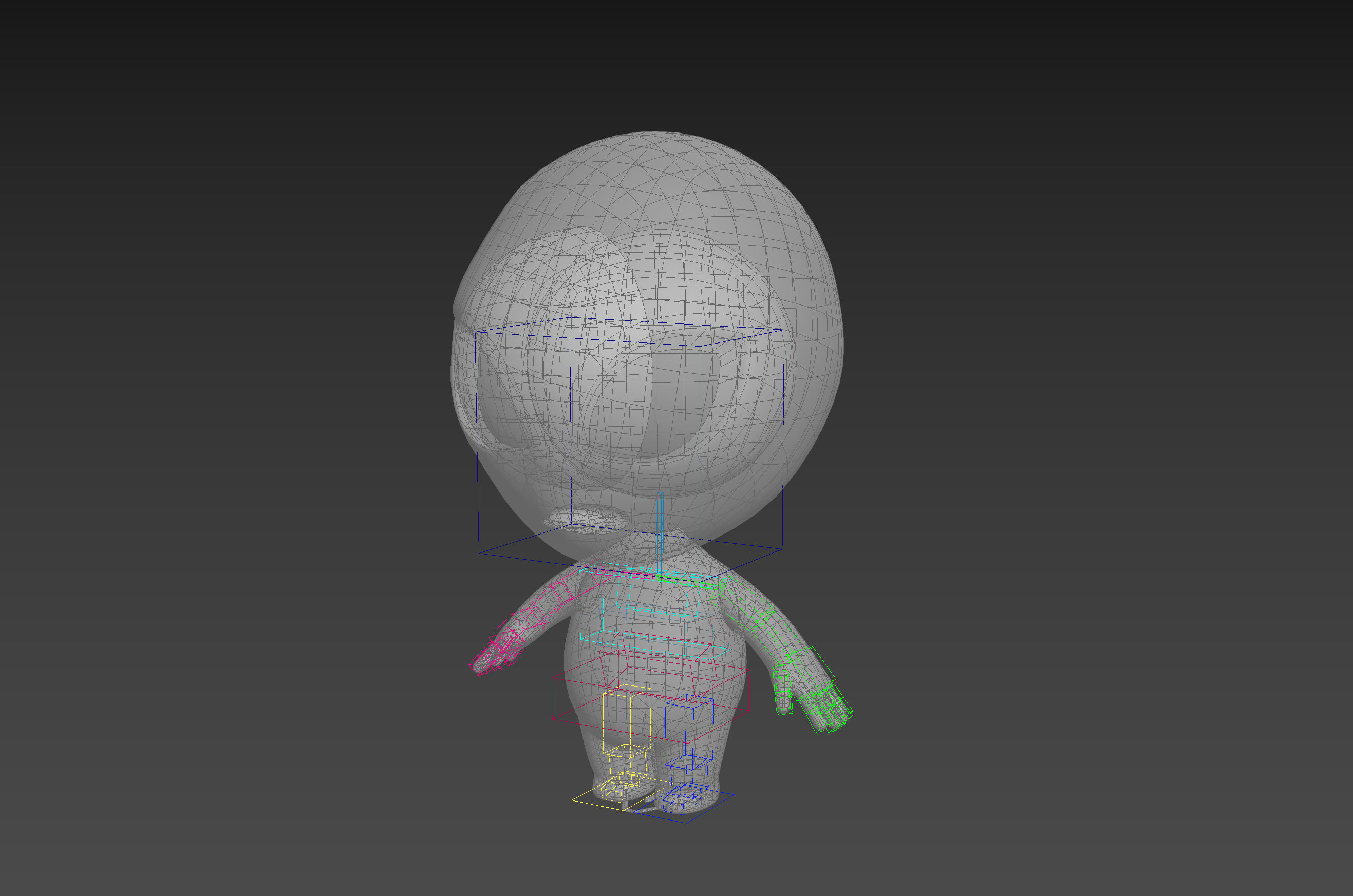 Character171 Rigged Alien 3D model_21
