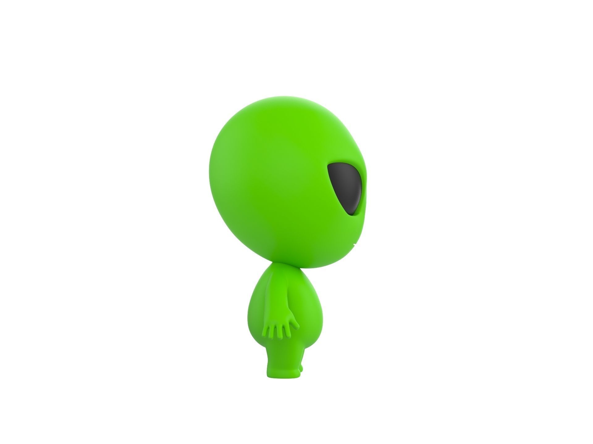 Character171 Rigged Alien 3D model_10