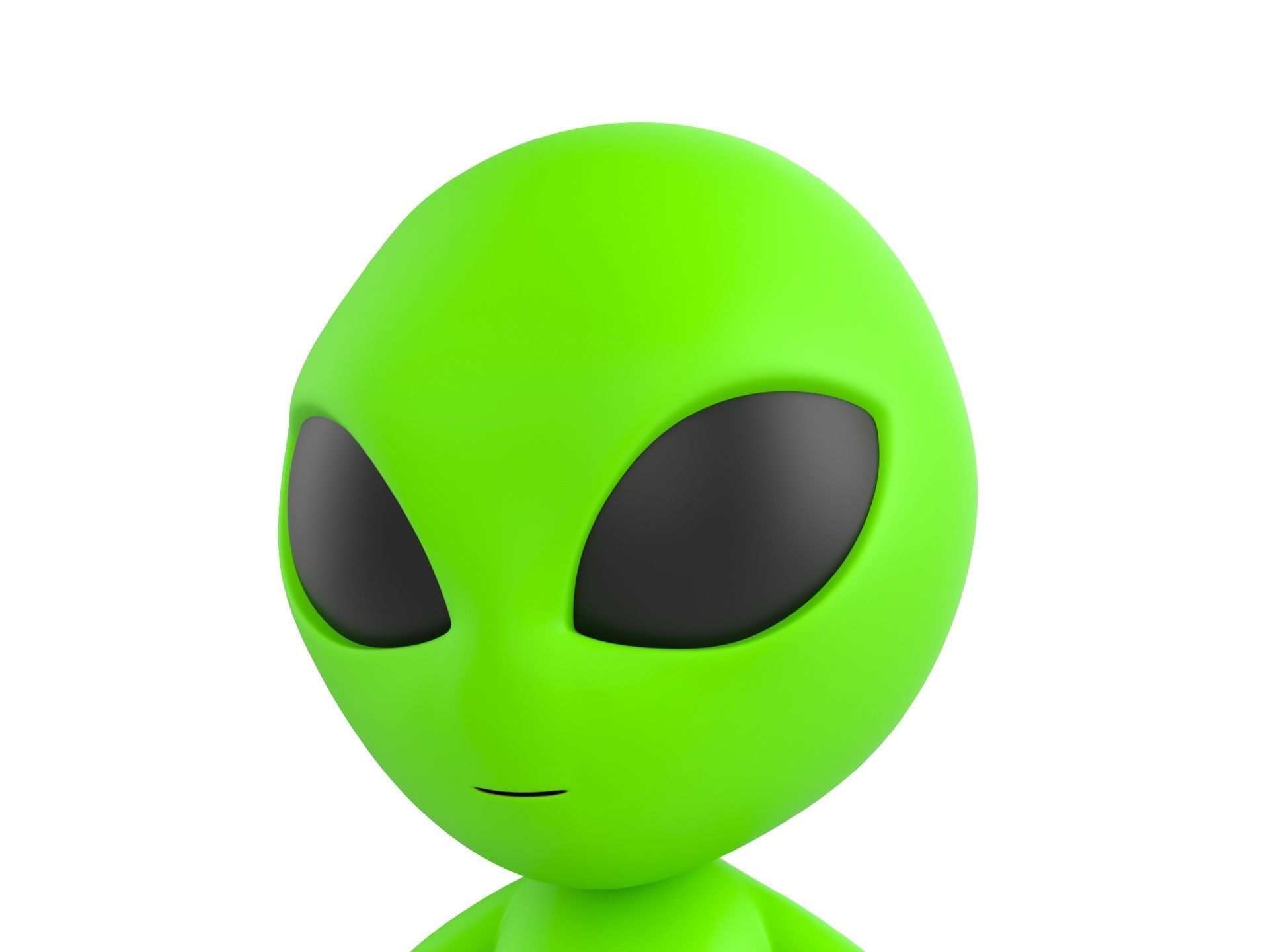Character171 Rigged Alien 3D model_16