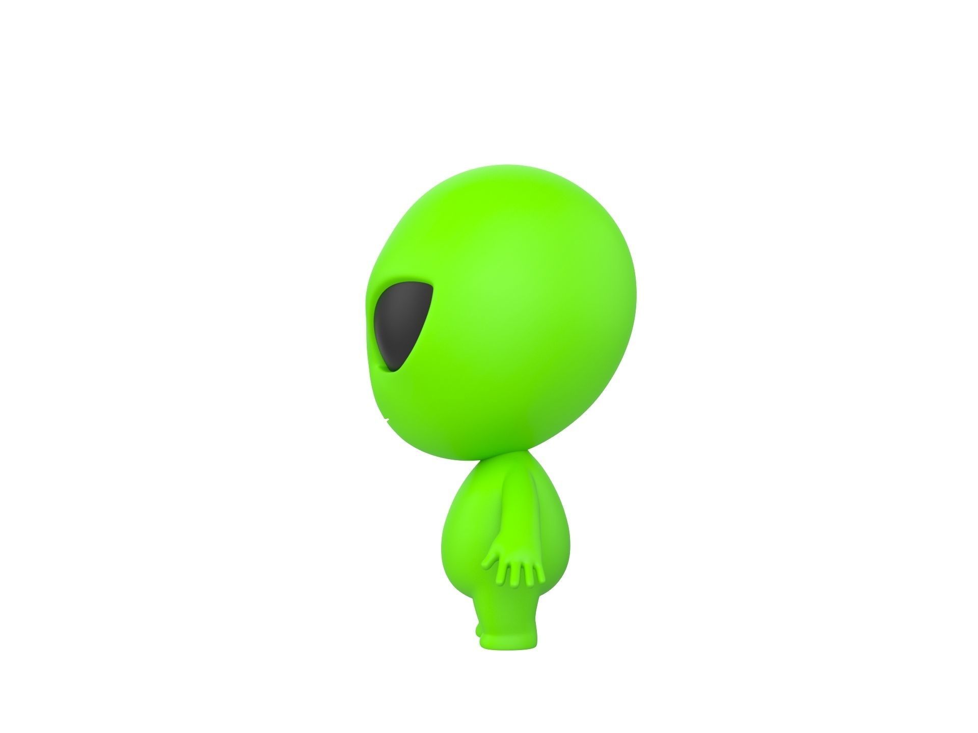 Character171 Rigged Alien 3D model_15