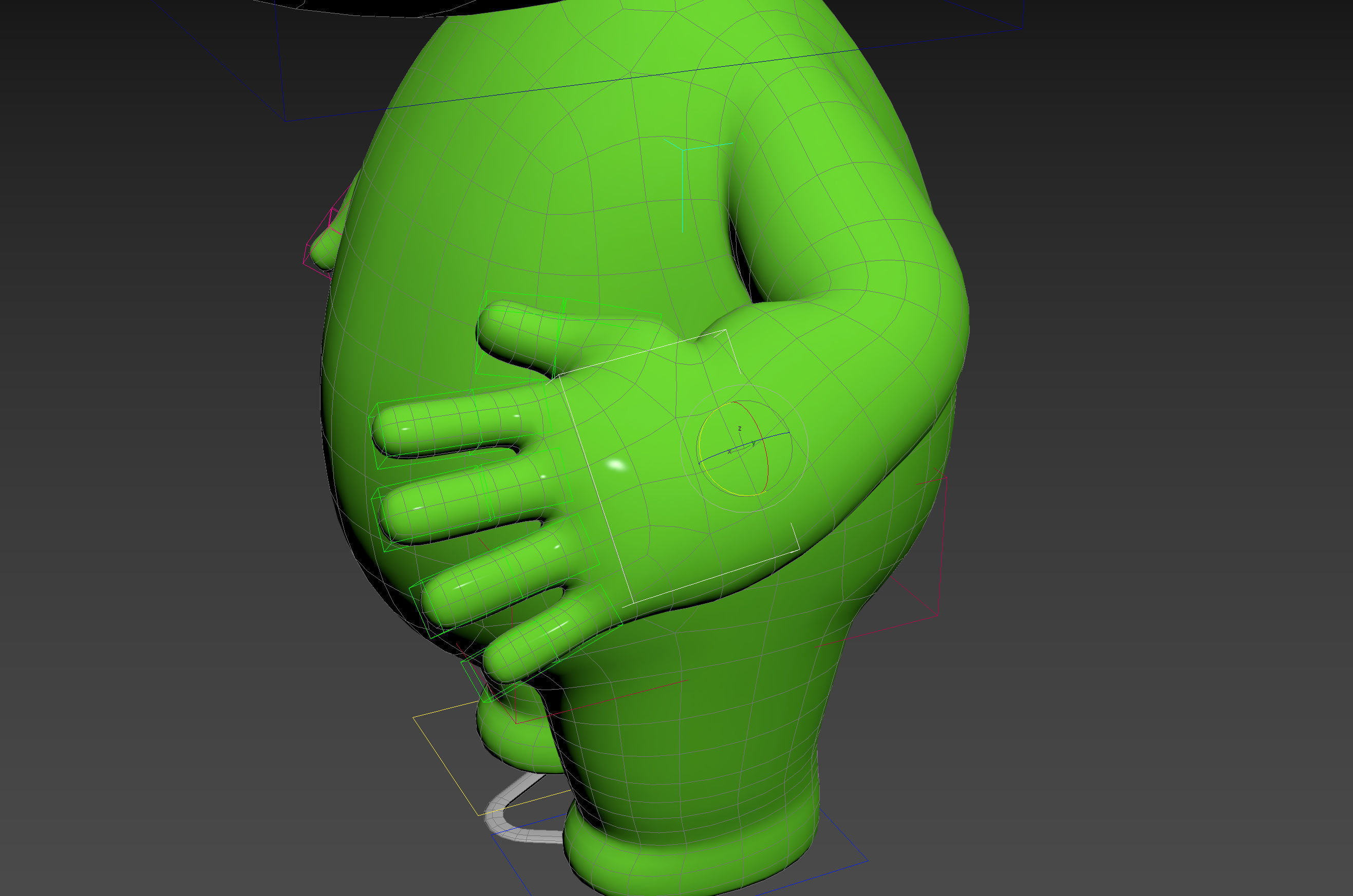 Character171 Rigged Alien 3D model_25