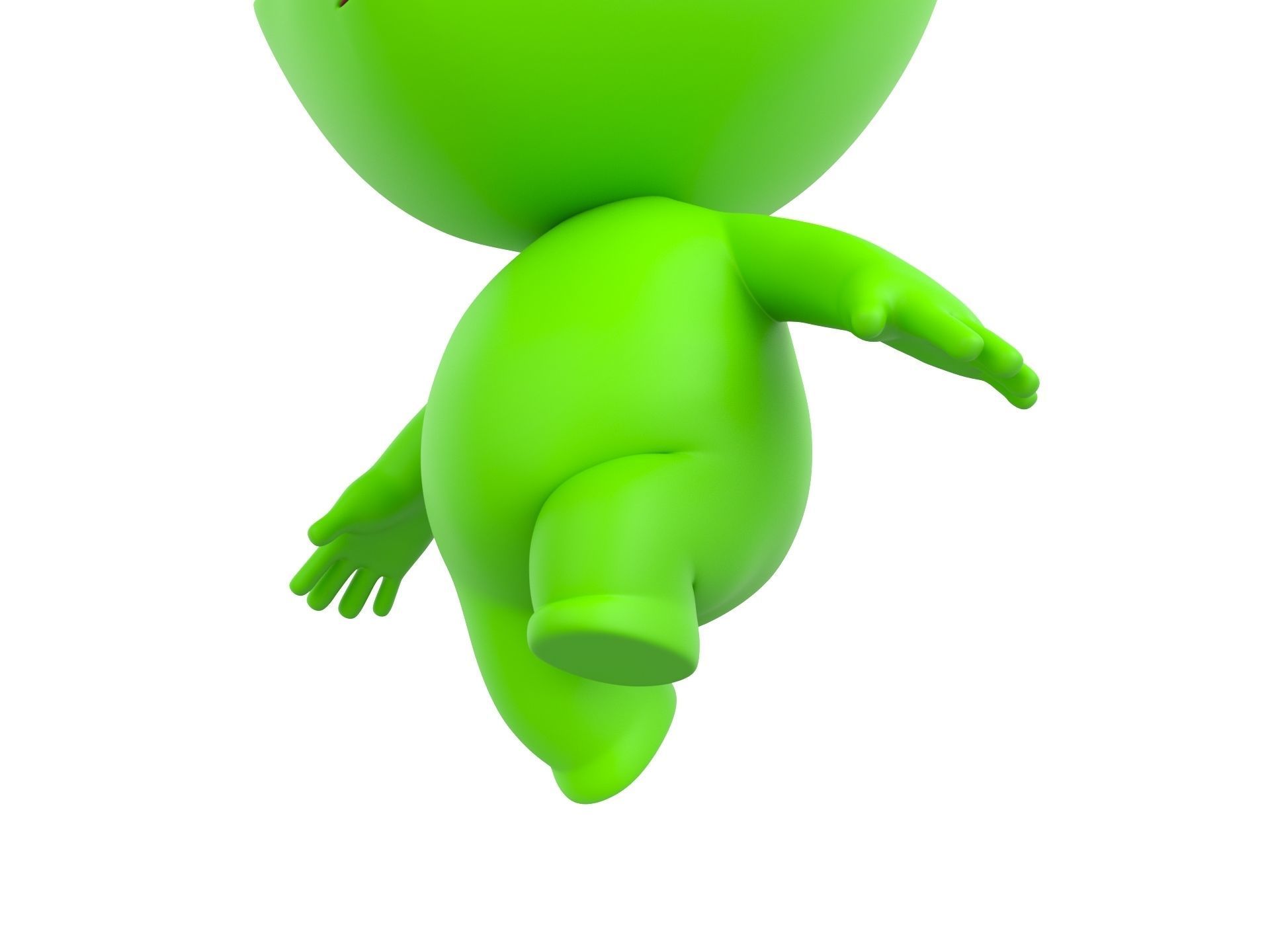 Character171 Rigged Alien 3D model_7