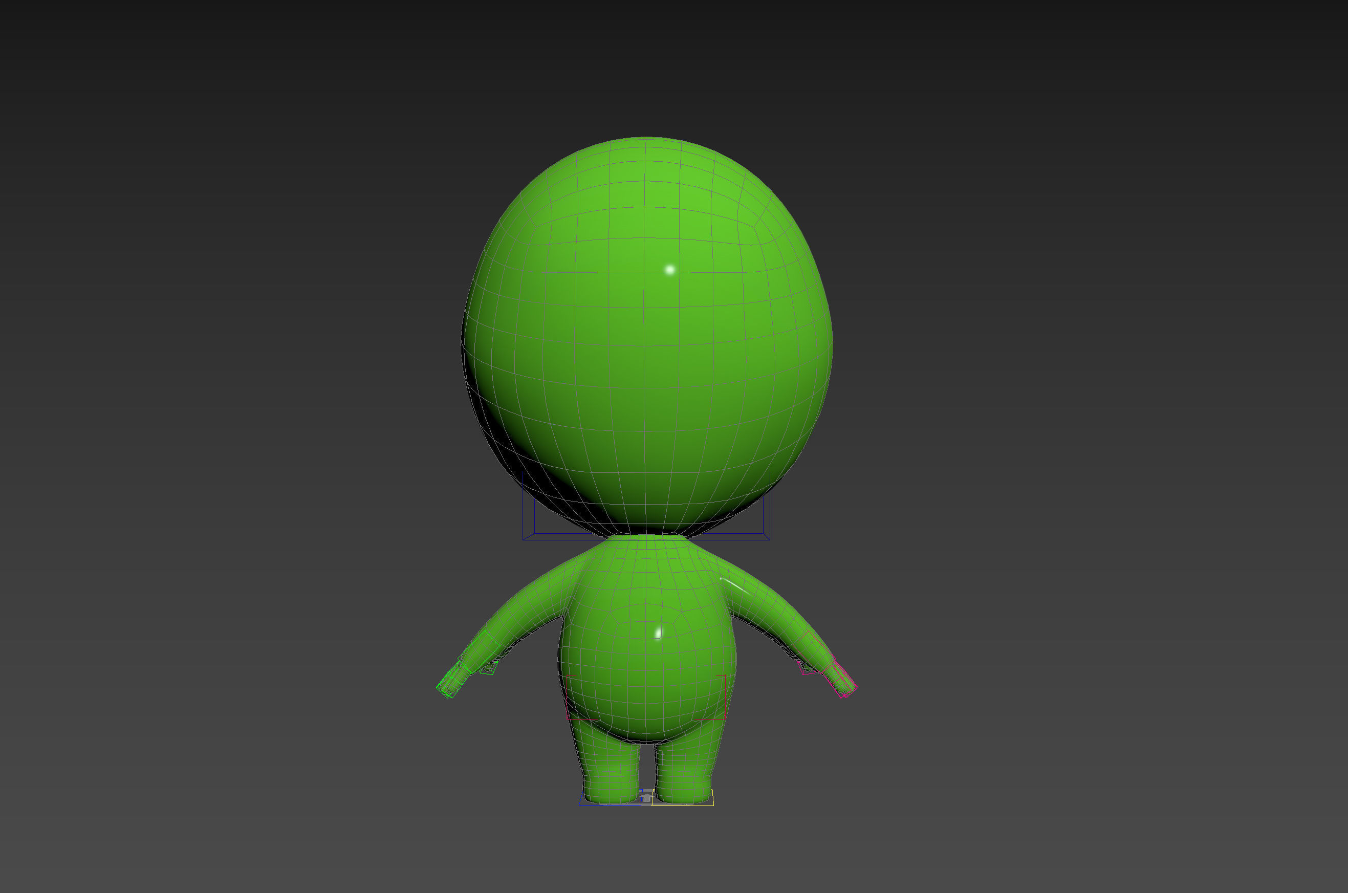 Character171 Rigged Alien 3D model_34