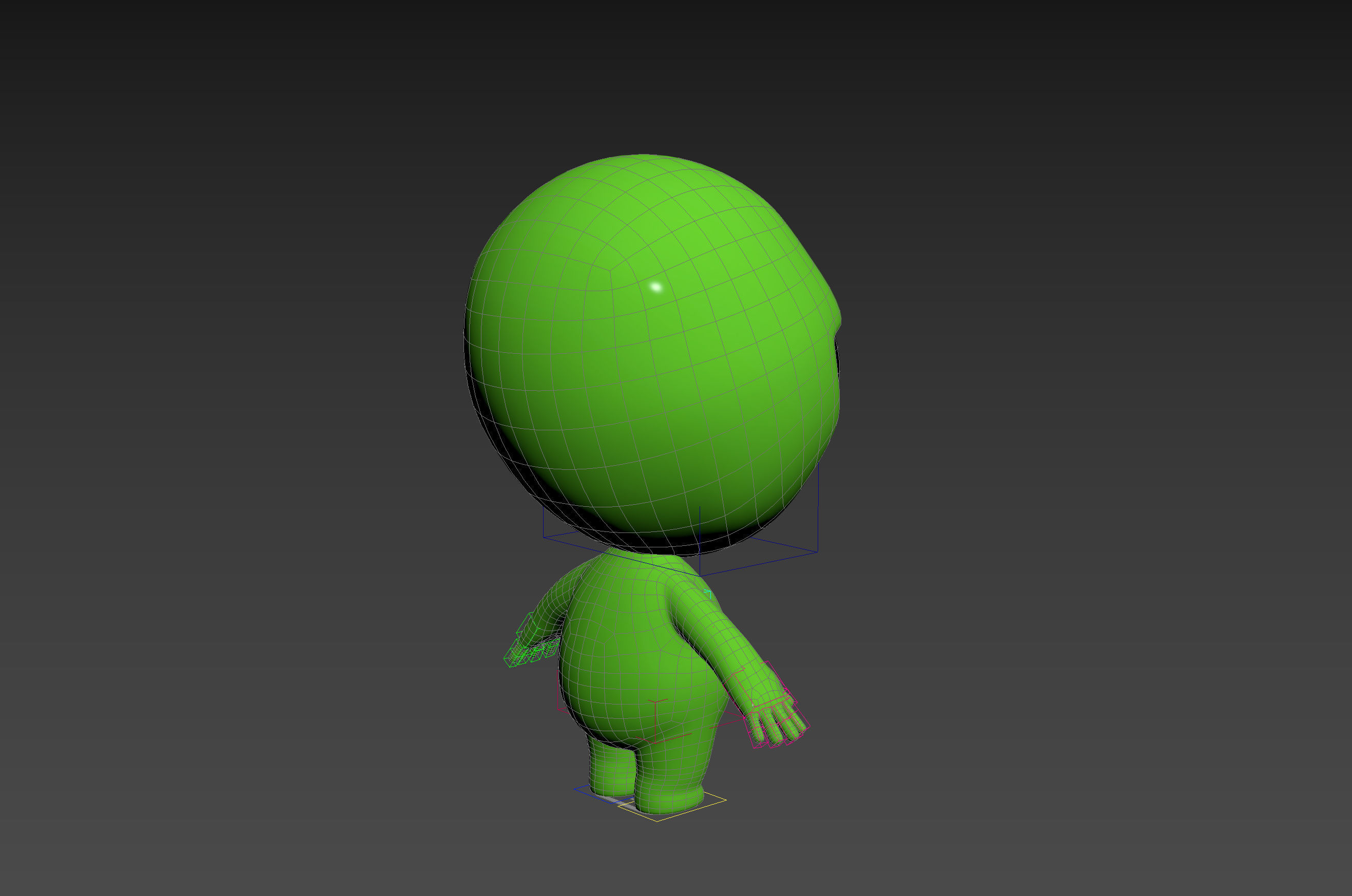 Character171 Rigged Alien 3D model_33
