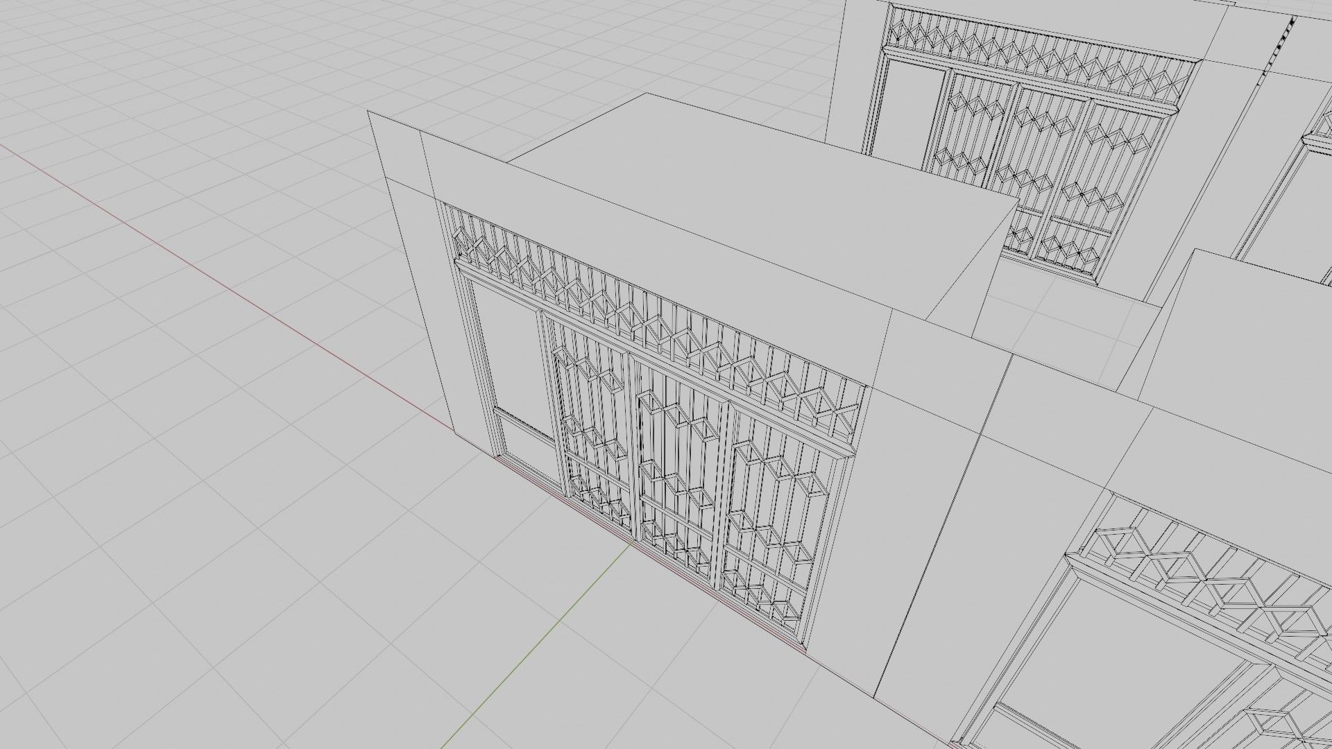 street shops with 3k pbr textures Low-poly 3D model_11