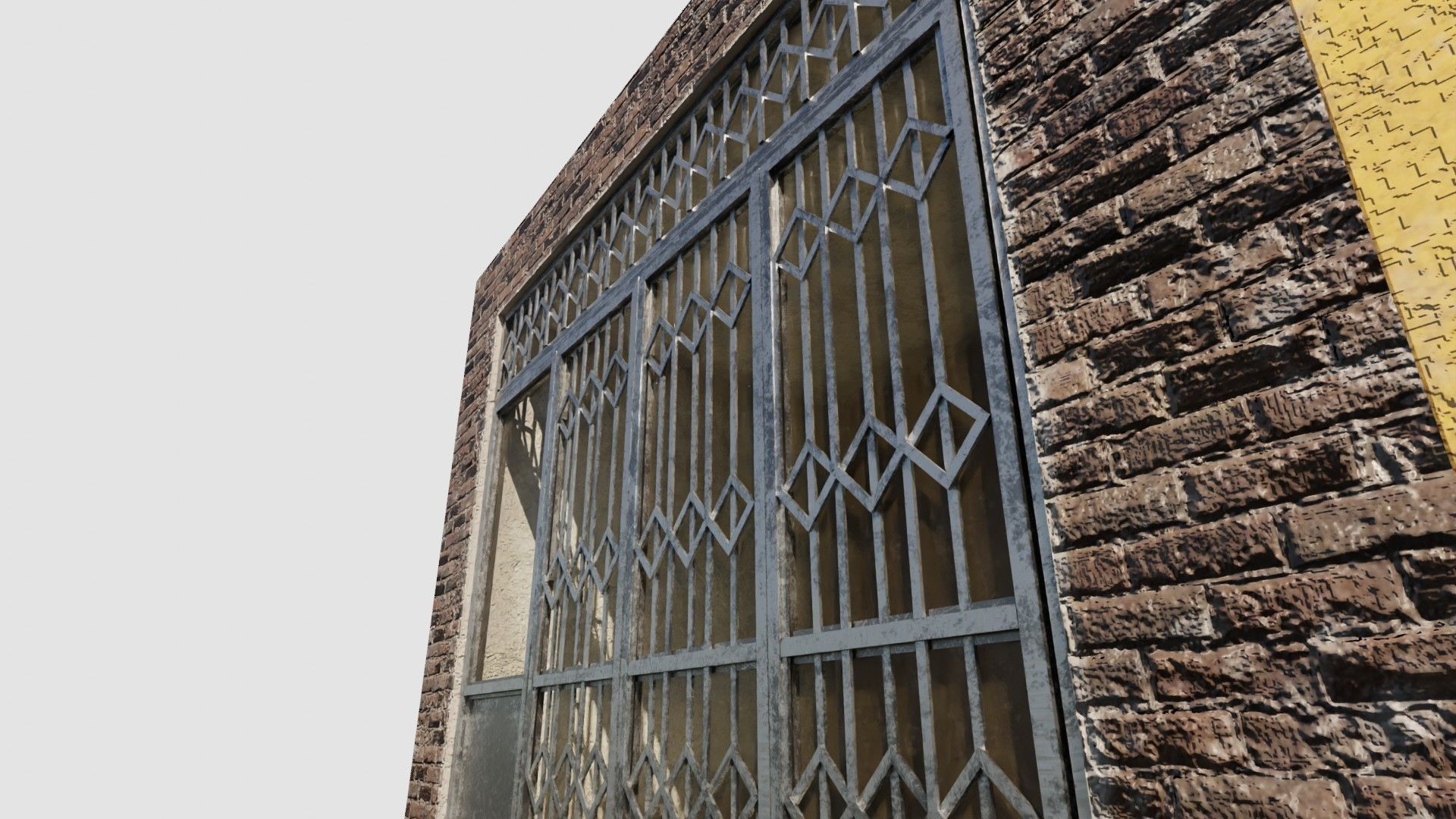 street shops with 3k pbr textures Low-poly 3D model_2