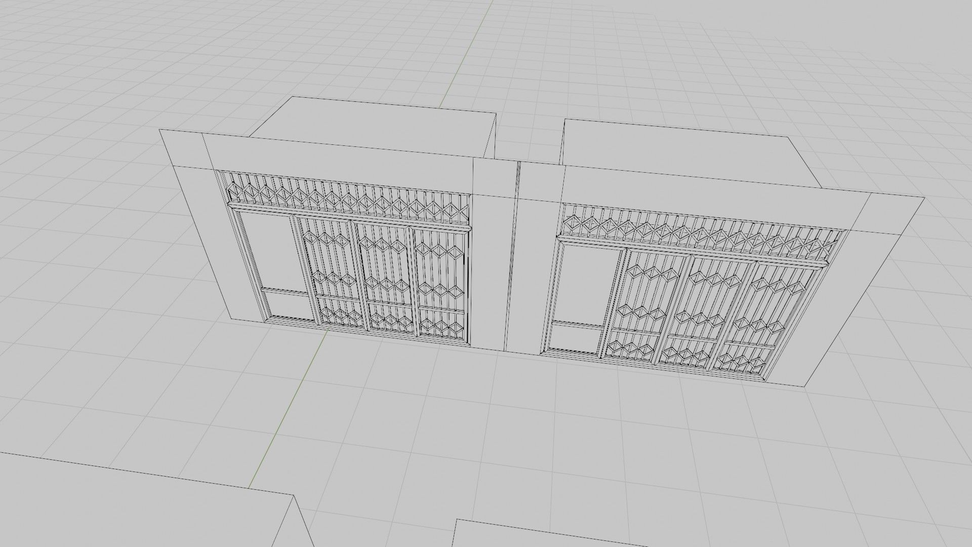 street shops with 3k pbr textures Low-poly 3D model_14