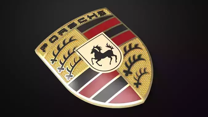 Porsche Logo Plate