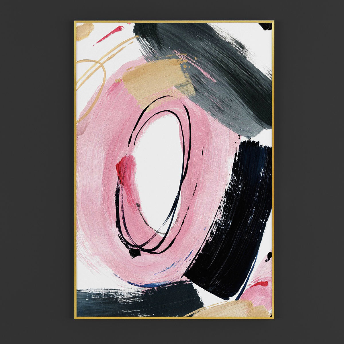 Pictures288 squares Low-poly 3D model_2