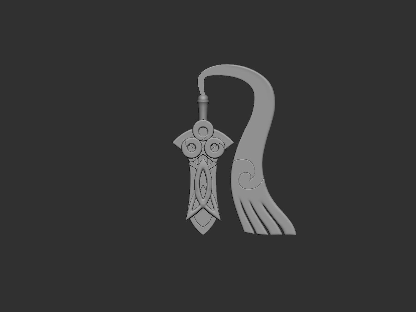 pokemon honedge 3D print model_2