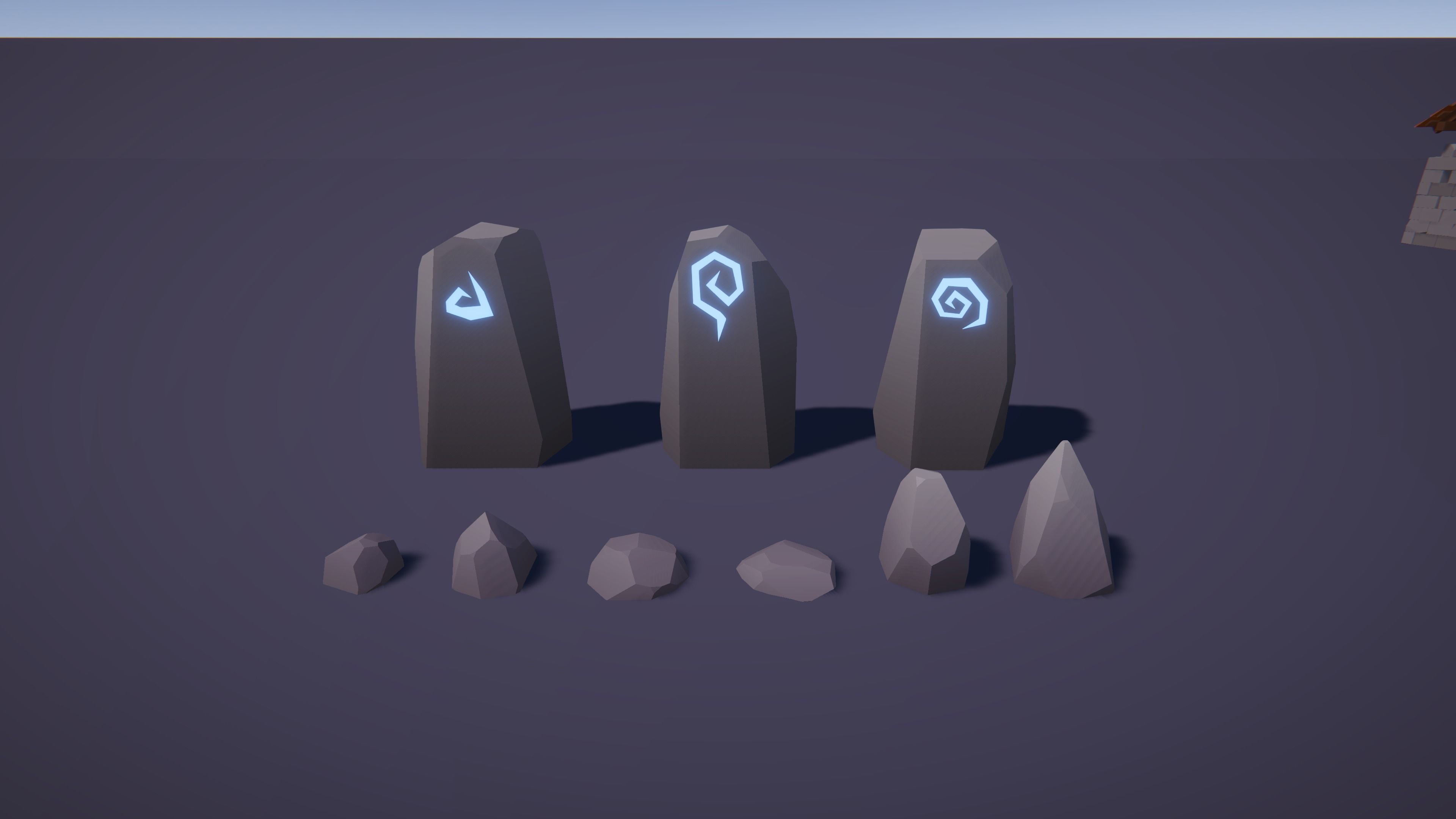 Low Poly Fantasy Forest - 3D Asset Low-poly 3D model_12