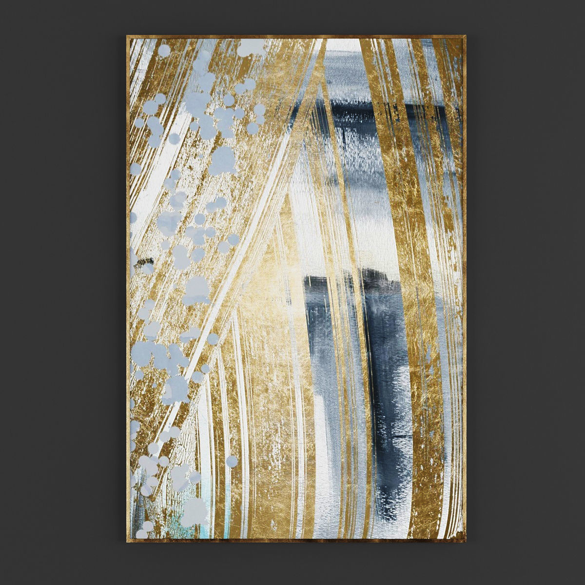 Pictures295 painting of two hands holding each Low-poly 3D model_2