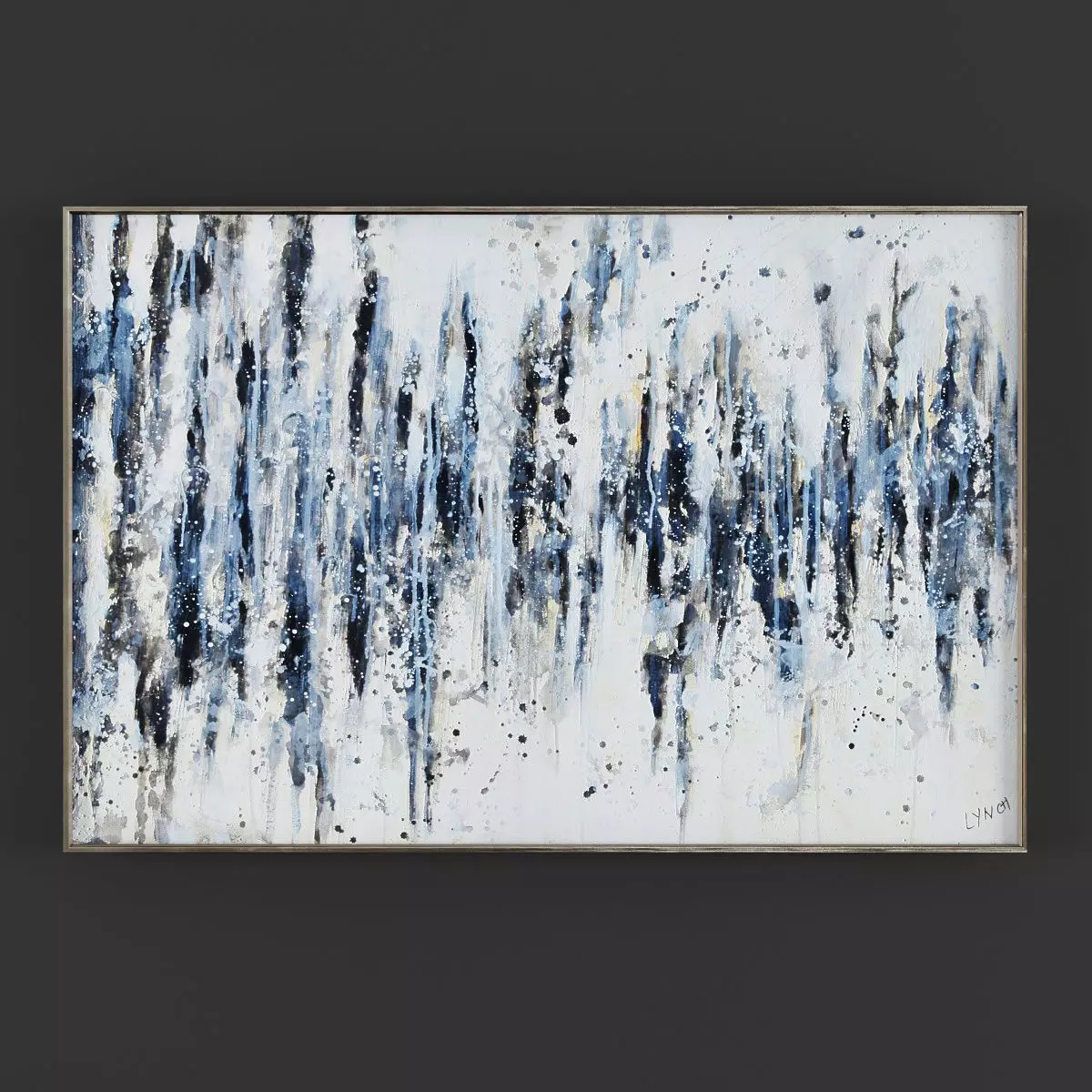 Pictures297 abstract painting Low-poly 3D model_0