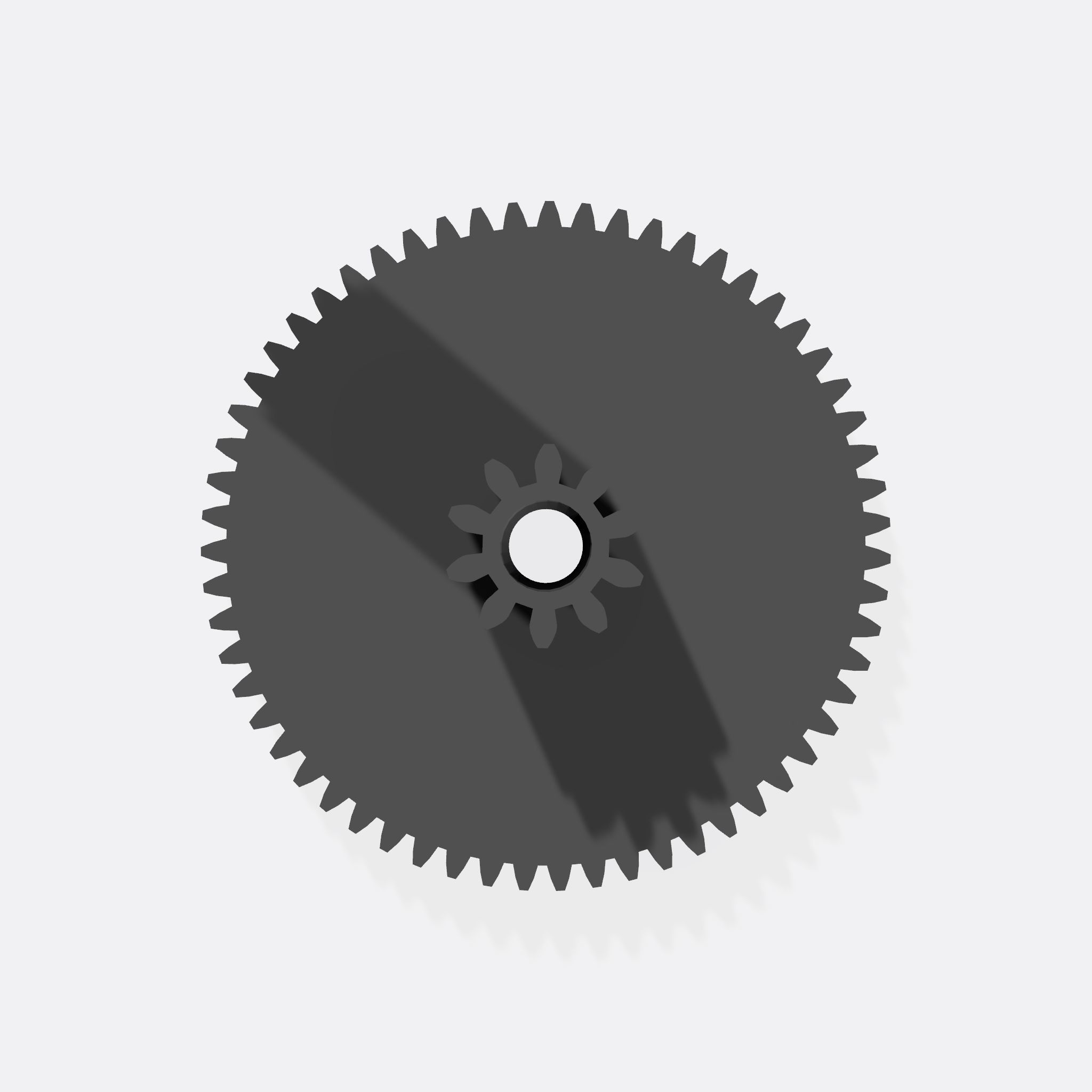 Tooth gear 3D print model_1