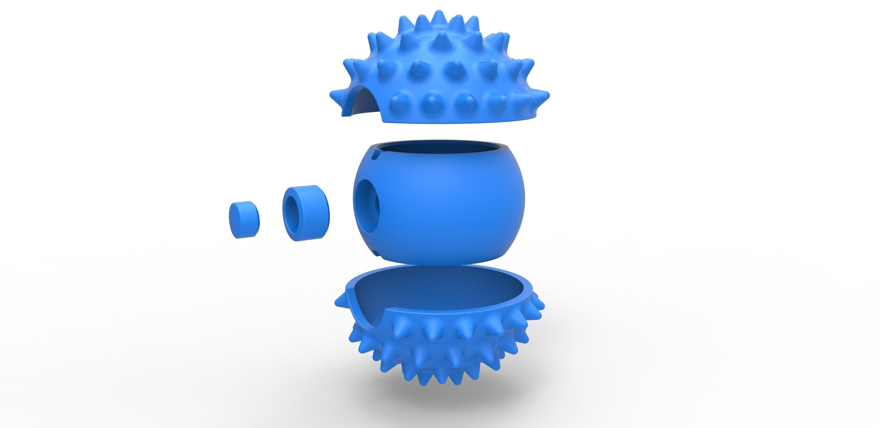 Orb with massage spikes 3D print model_16