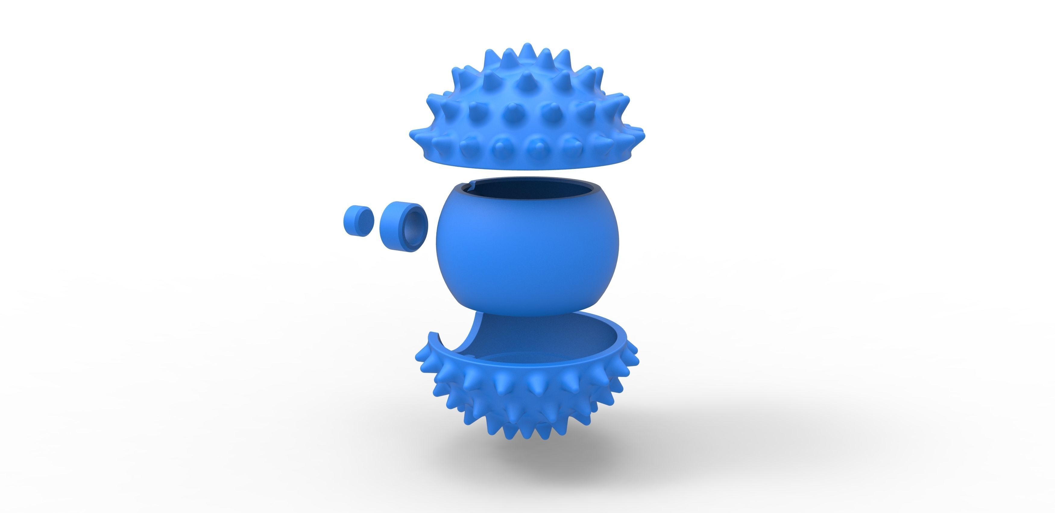 Orb with massage spikes 3D print model_20