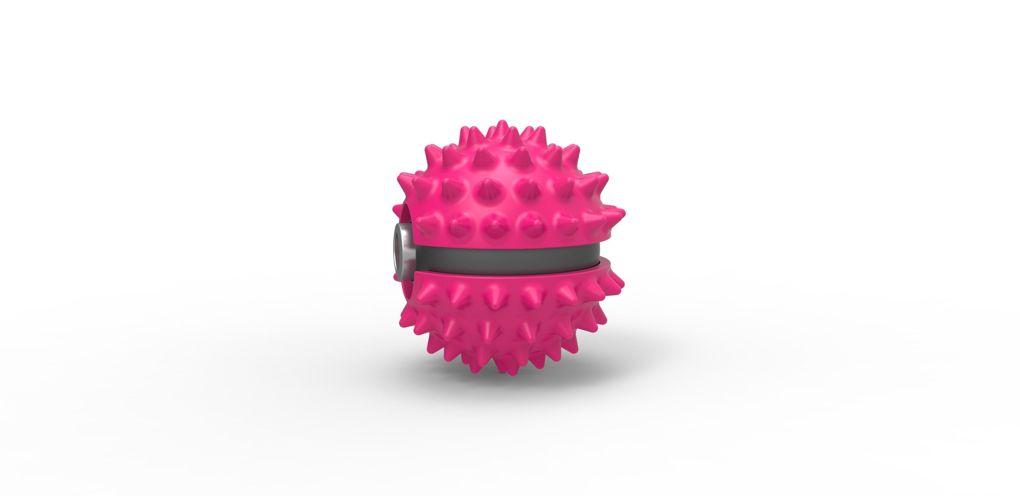 Orb with massage spikes 3D print model_5