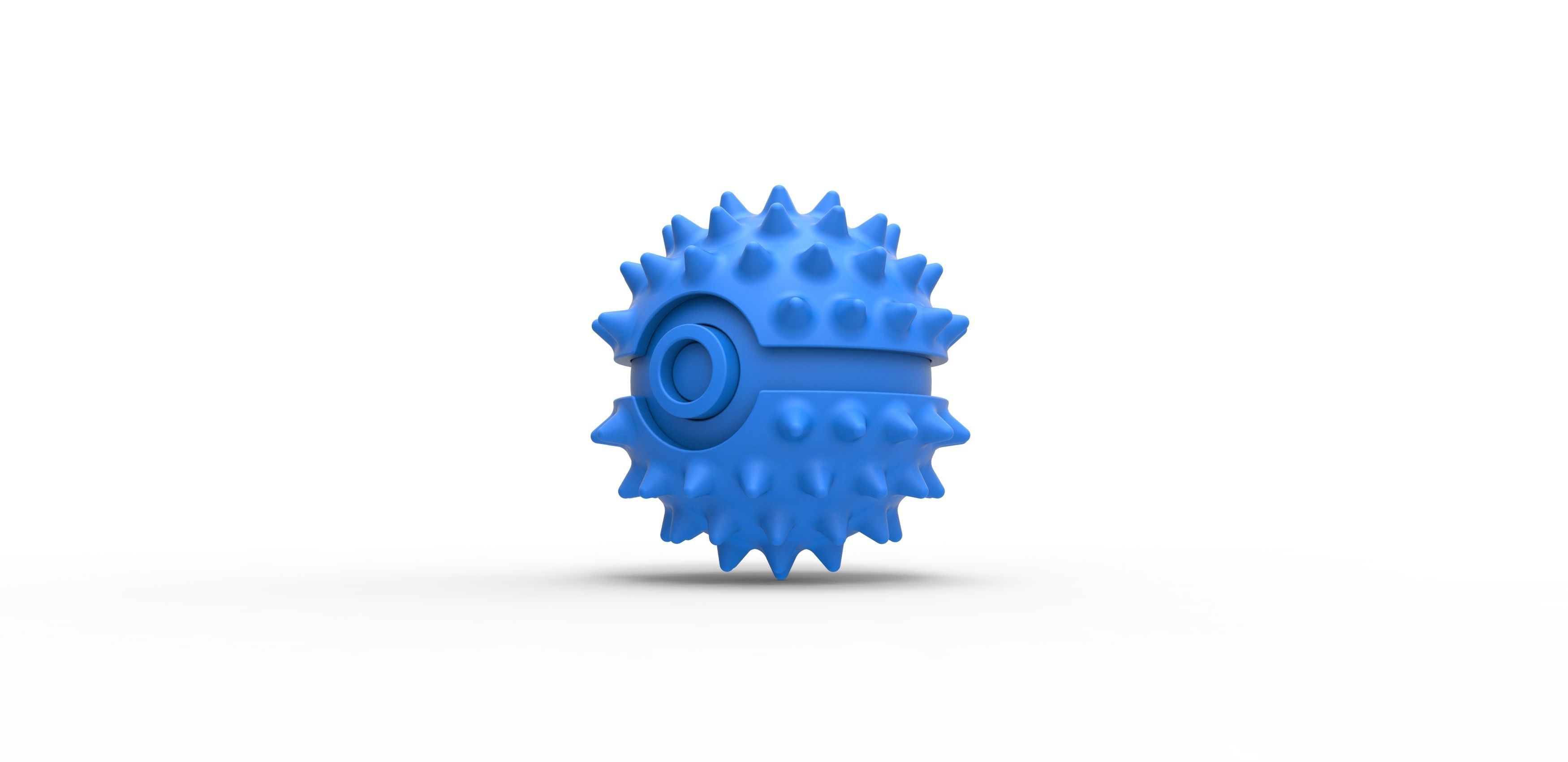 Orb with massage spikes 3D print model_9