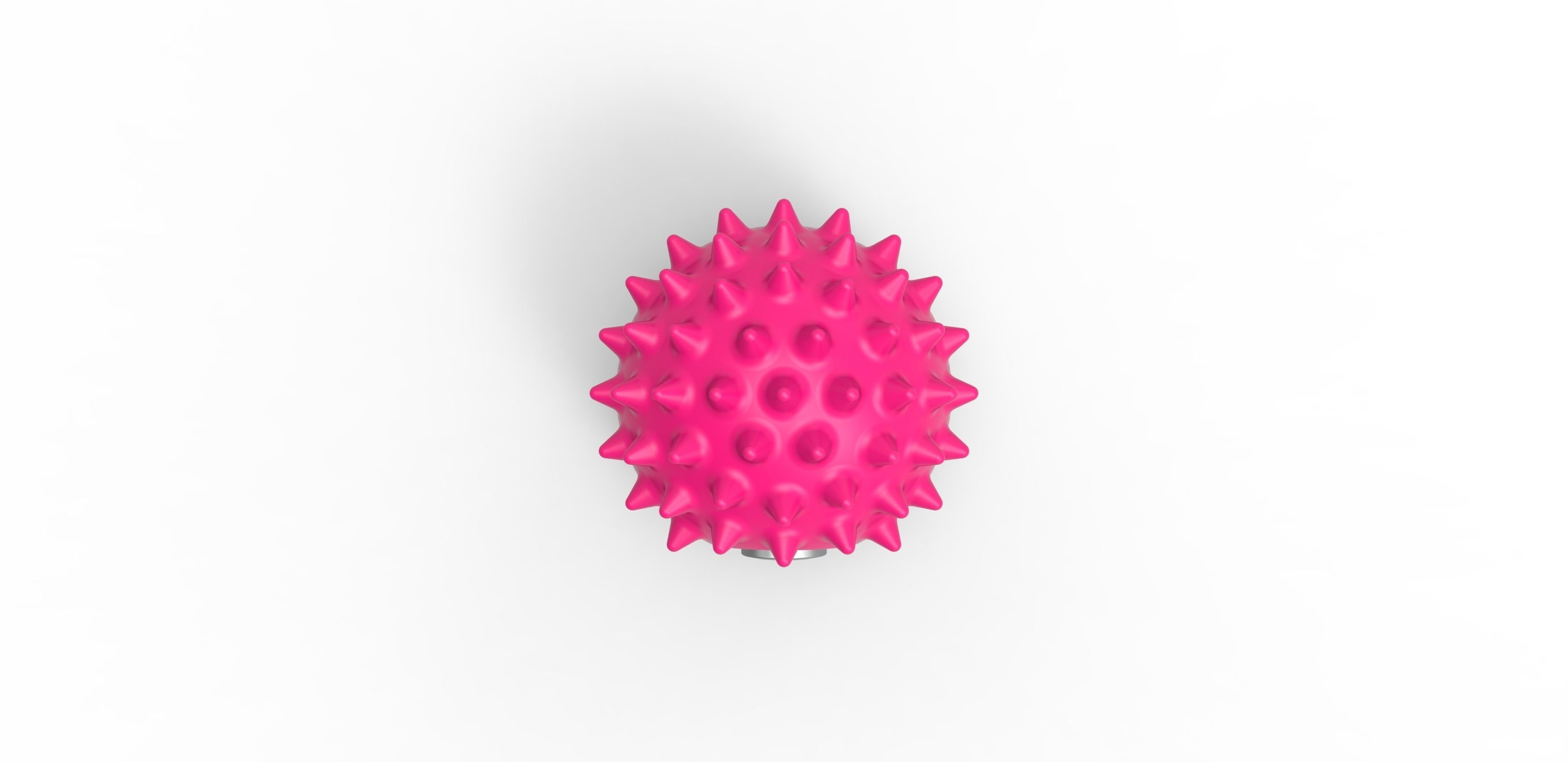 Orb with massage spikes 3D print model_4