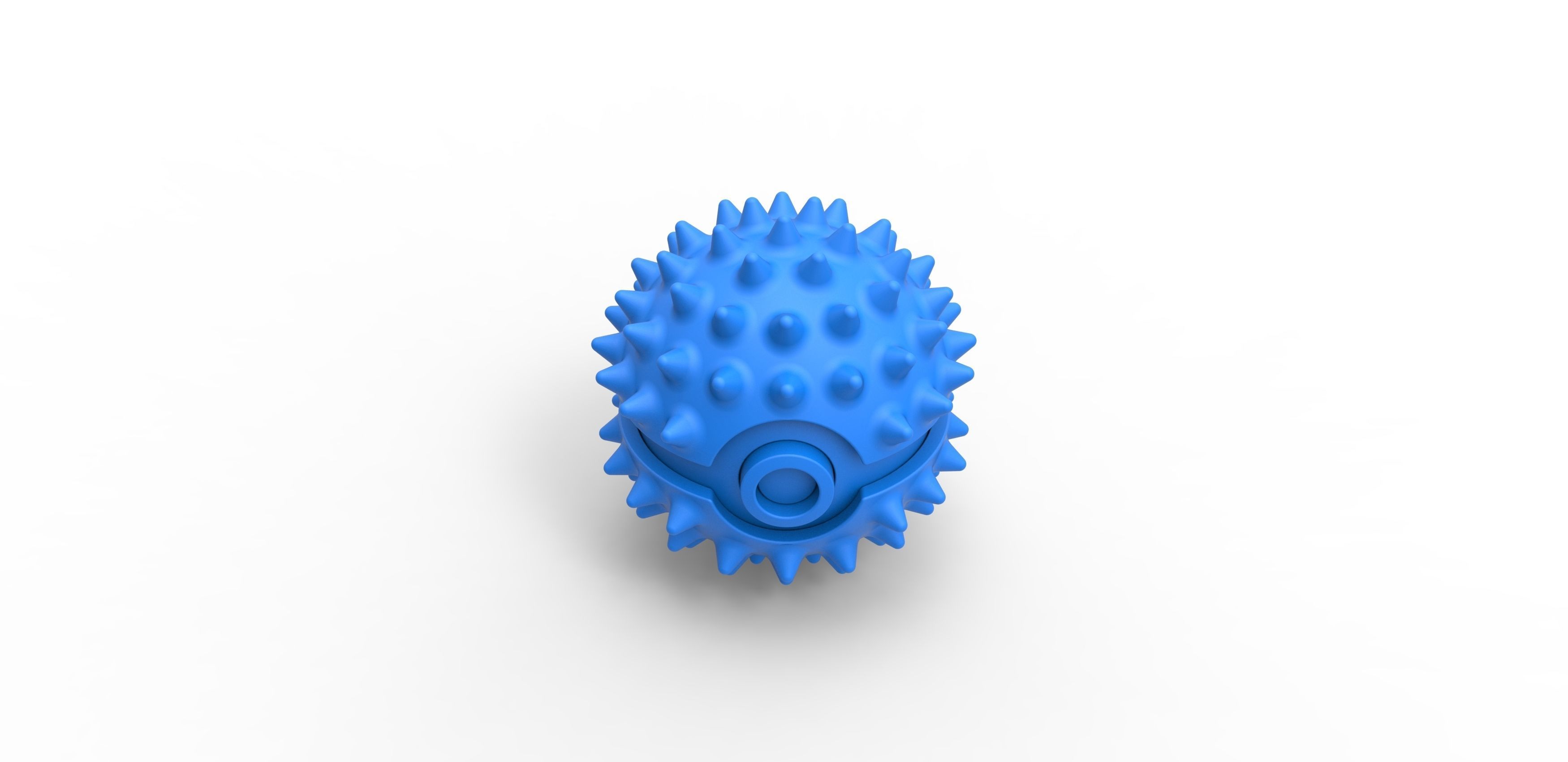 Orb with massage spikes 3D print model_11