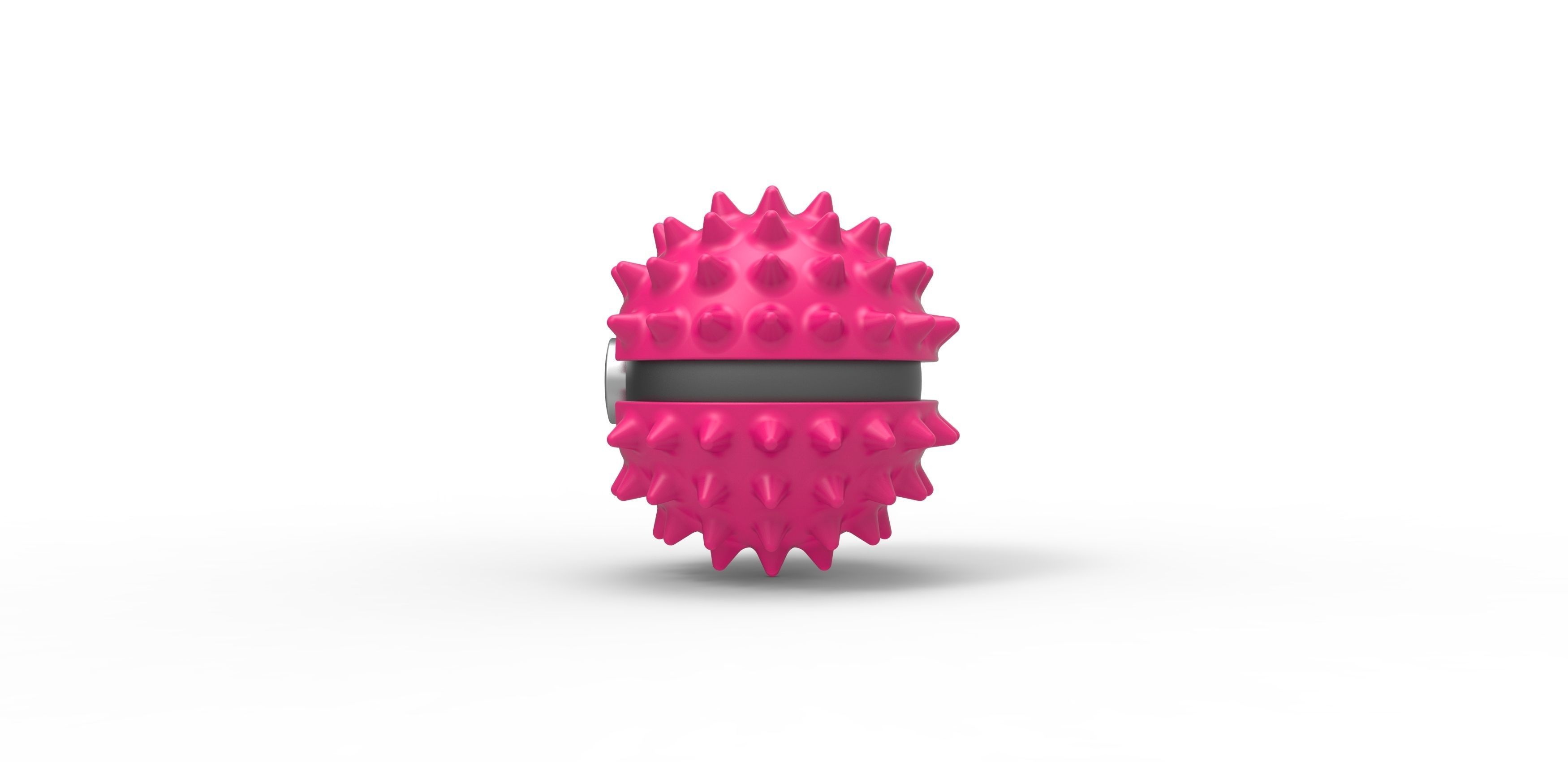 Orb with massage spikes 3D print model_6
