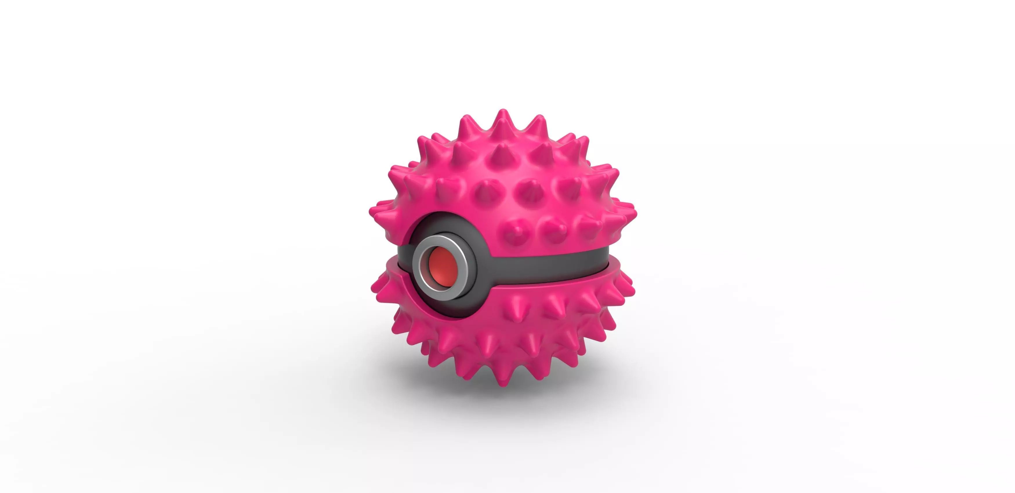 Orb with massage spikes 3D print model_0