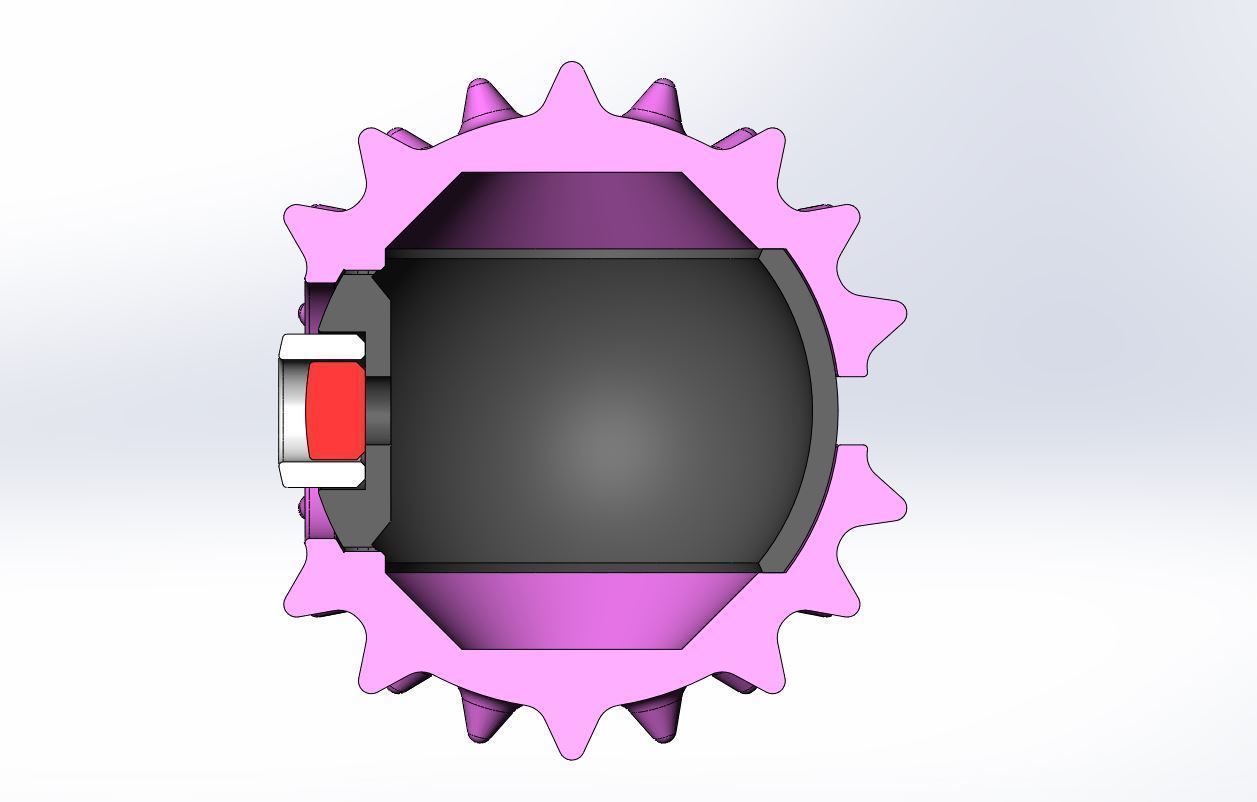 Orb with massage spikes 3D print model_21