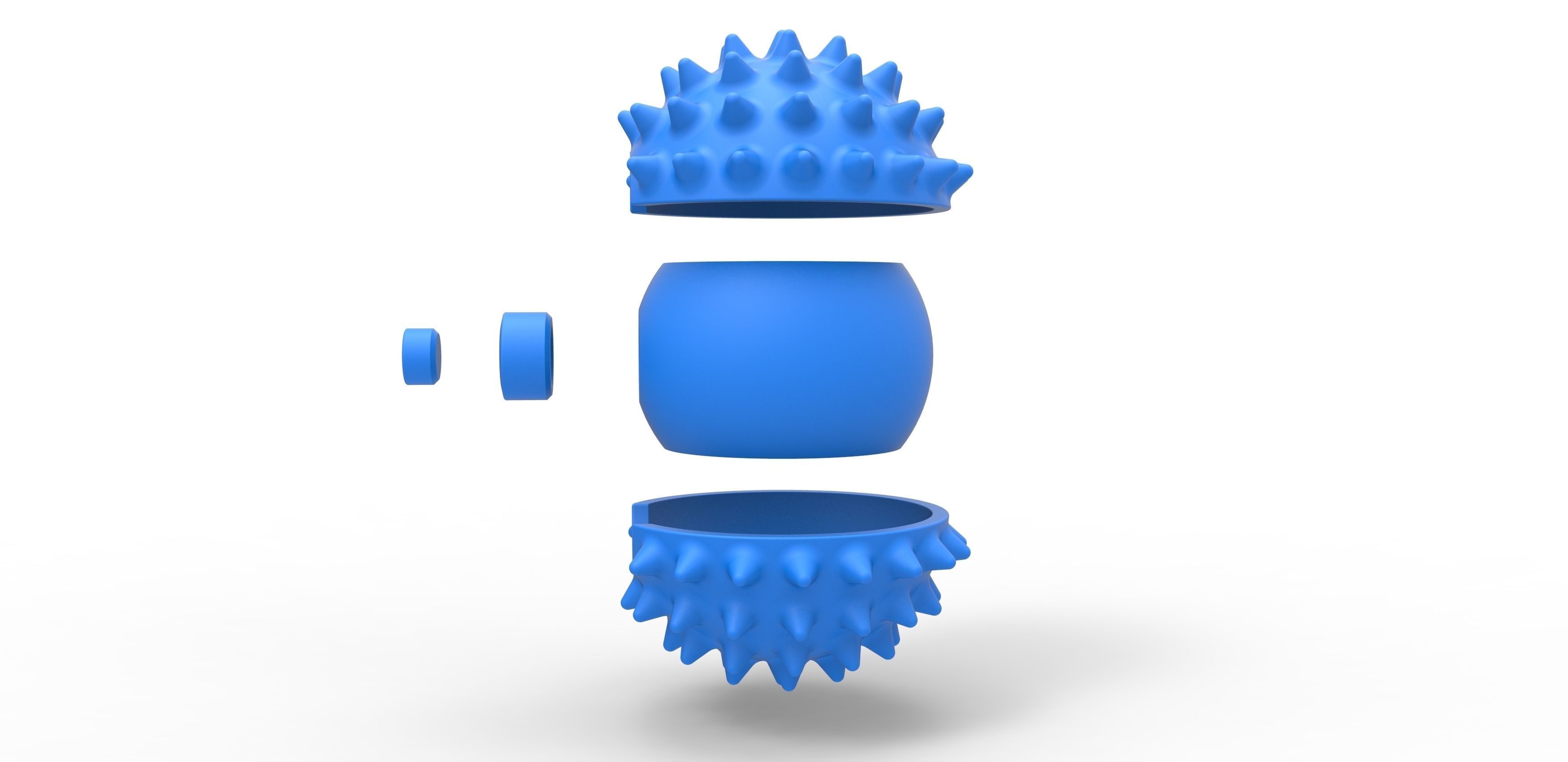 Orb with massage spikes 3D print model_19