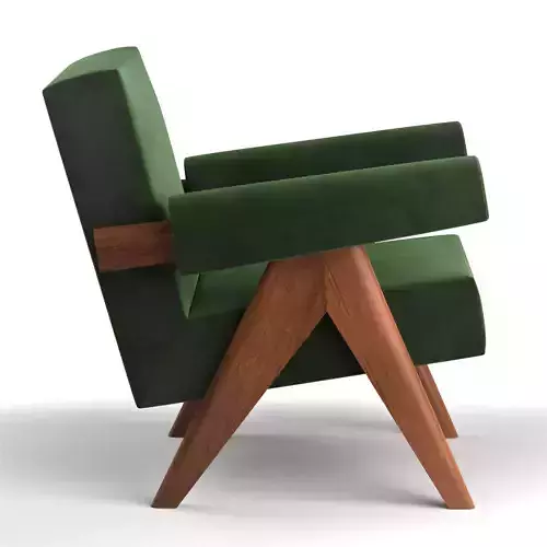 UPHOLSTERED EASY ARMCHAIR