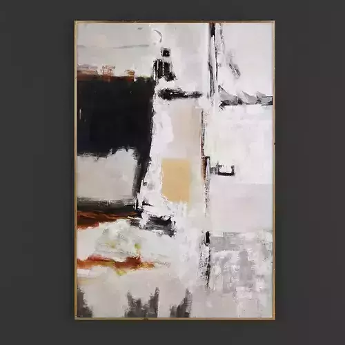 Pictures301 abstract painting hanging on wall