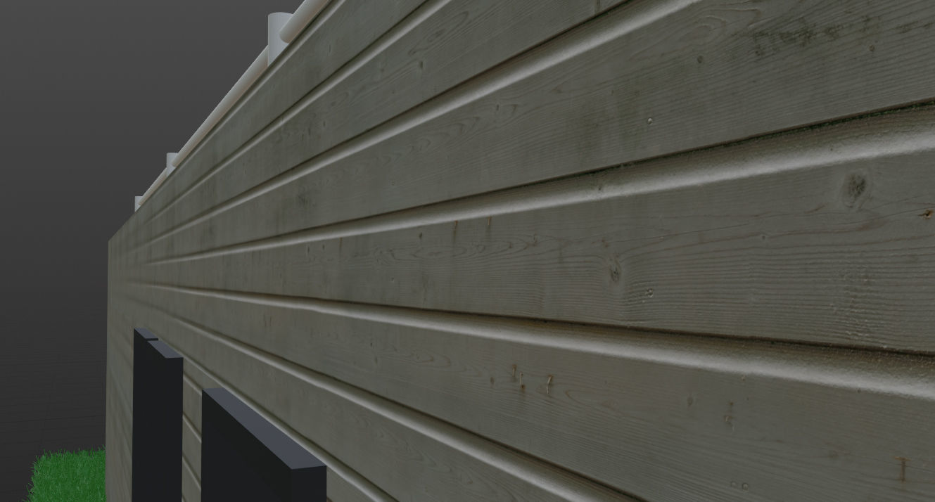 modern house  3D model_2