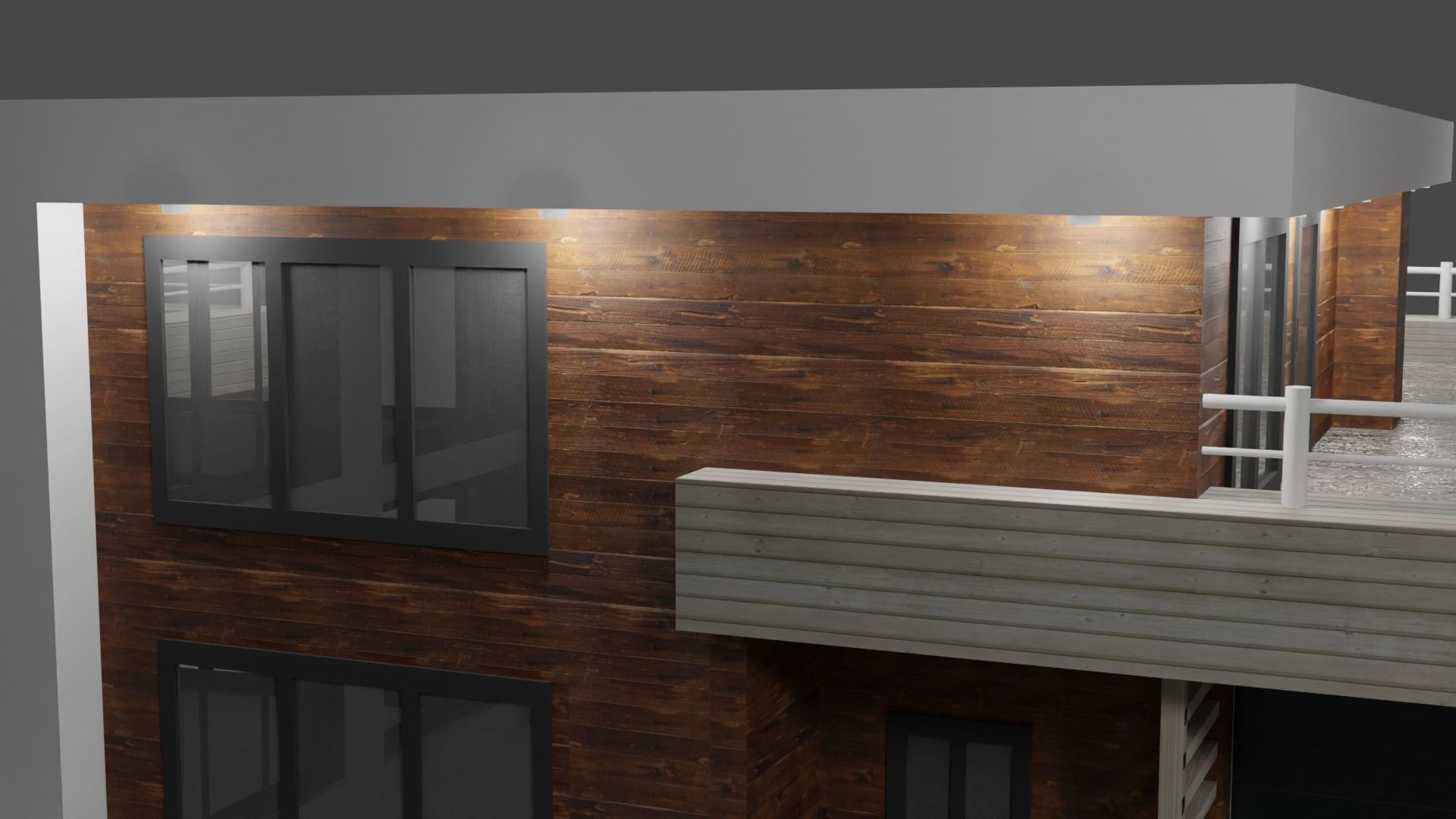 modern house  3D model_3