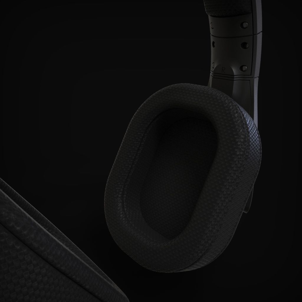 HEADPHONES LOGITECH G433 3D print model_3