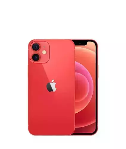 Red iphone12 mini 3D Model 3D print model
