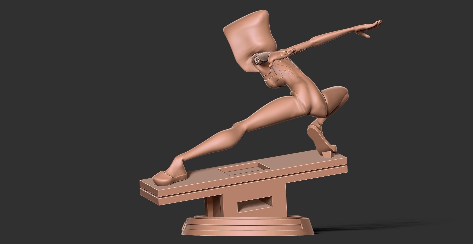 Spider-Gwen Fanart 3D print model_13