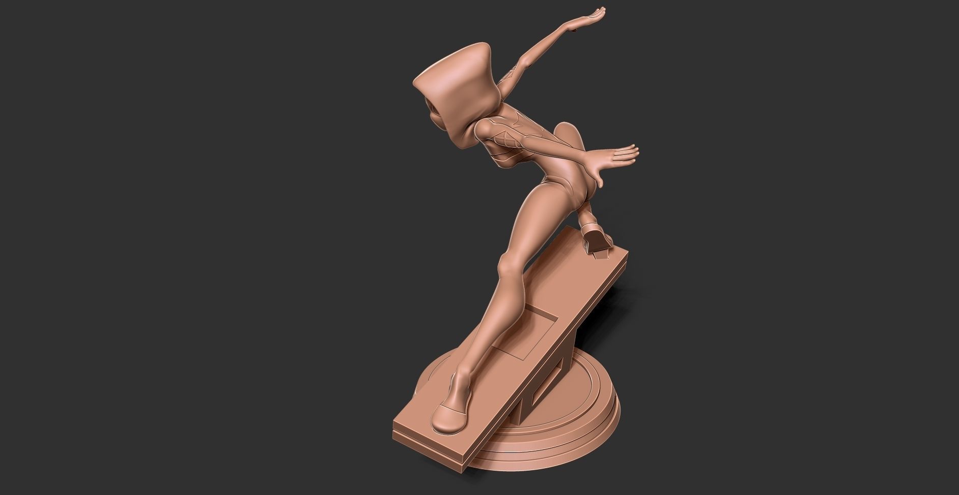 Spider-Gwen Fanart 3D print model_20