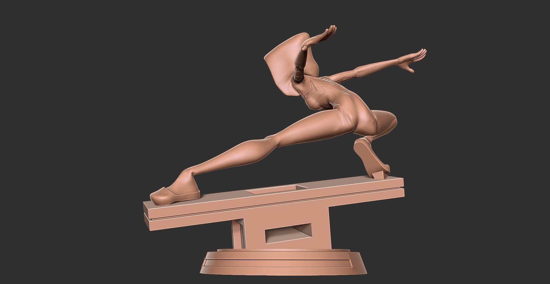 Spider-Gwen Fanart 3D print model_8