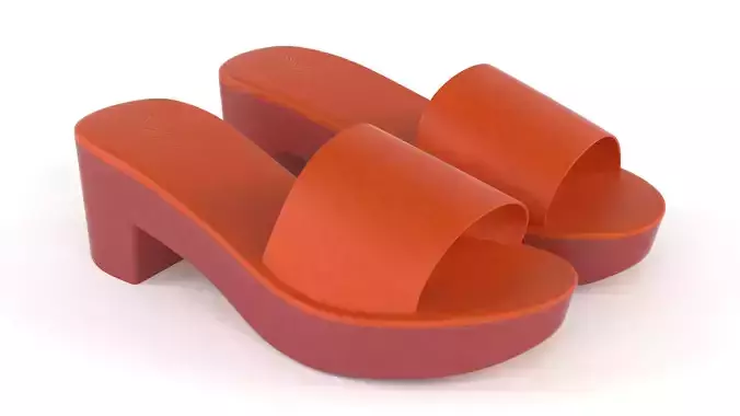 Sandal orange 3D model